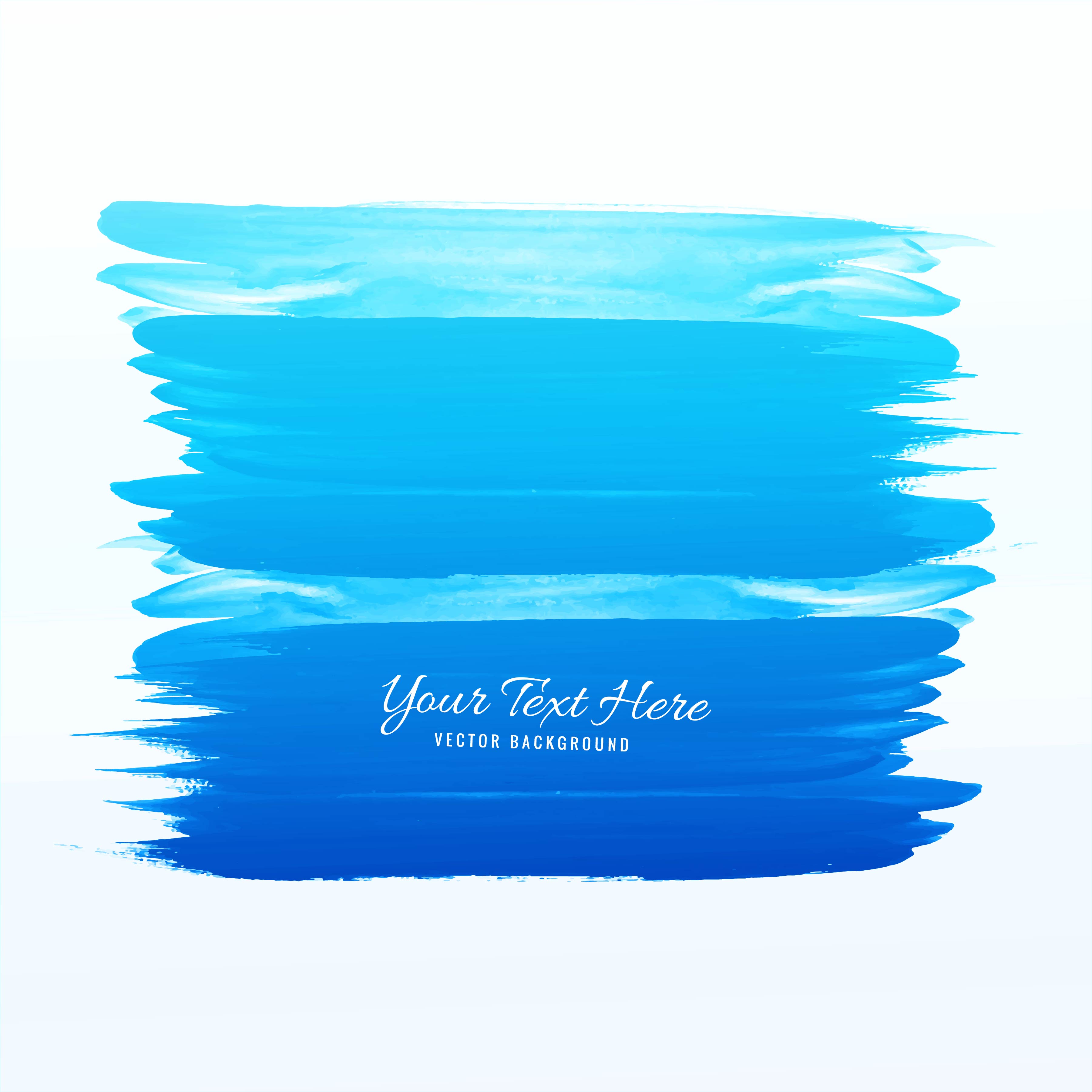 Download Blue Watercolor Stroke Vector - Download Free Vectors, Clipart Graphics & Vector Art