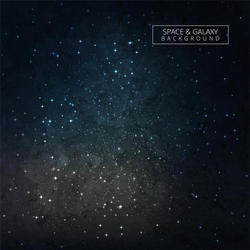 Stars Of A Planet And Galaxy In A Free Space Colorful Background