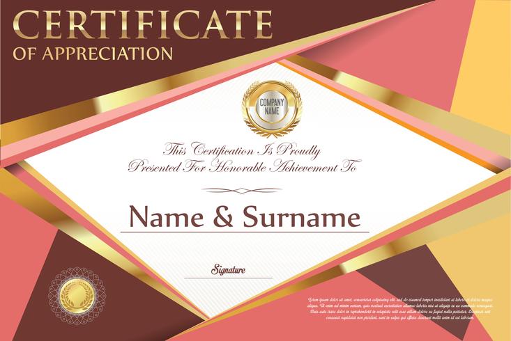 Certificate vector