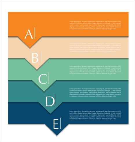 Plantilla de diseño moderno abstracto vector