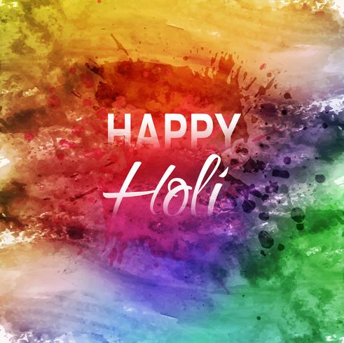 Holi colorful celebrate festival background vector