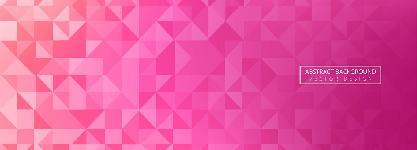 Abstract colorful polygon banner template design vector