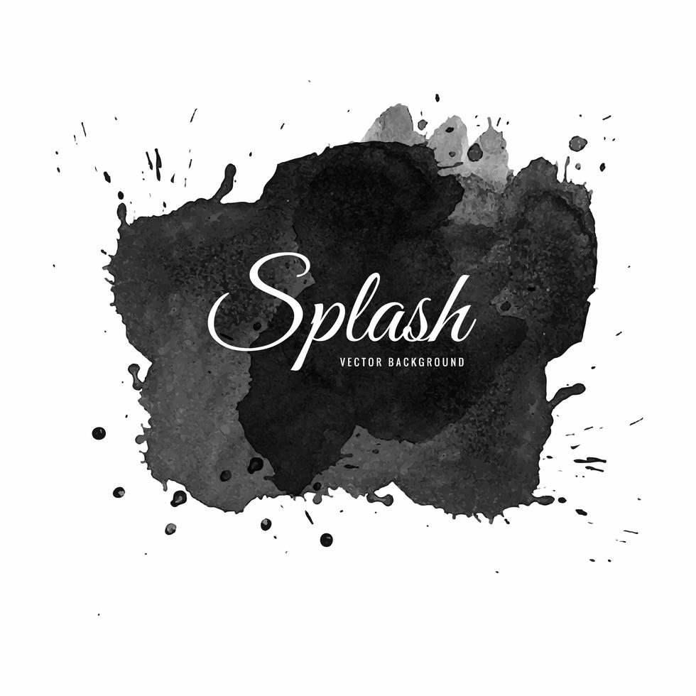 Splatter Black Watercolor Background 382399 Vector Art At Vecteezy