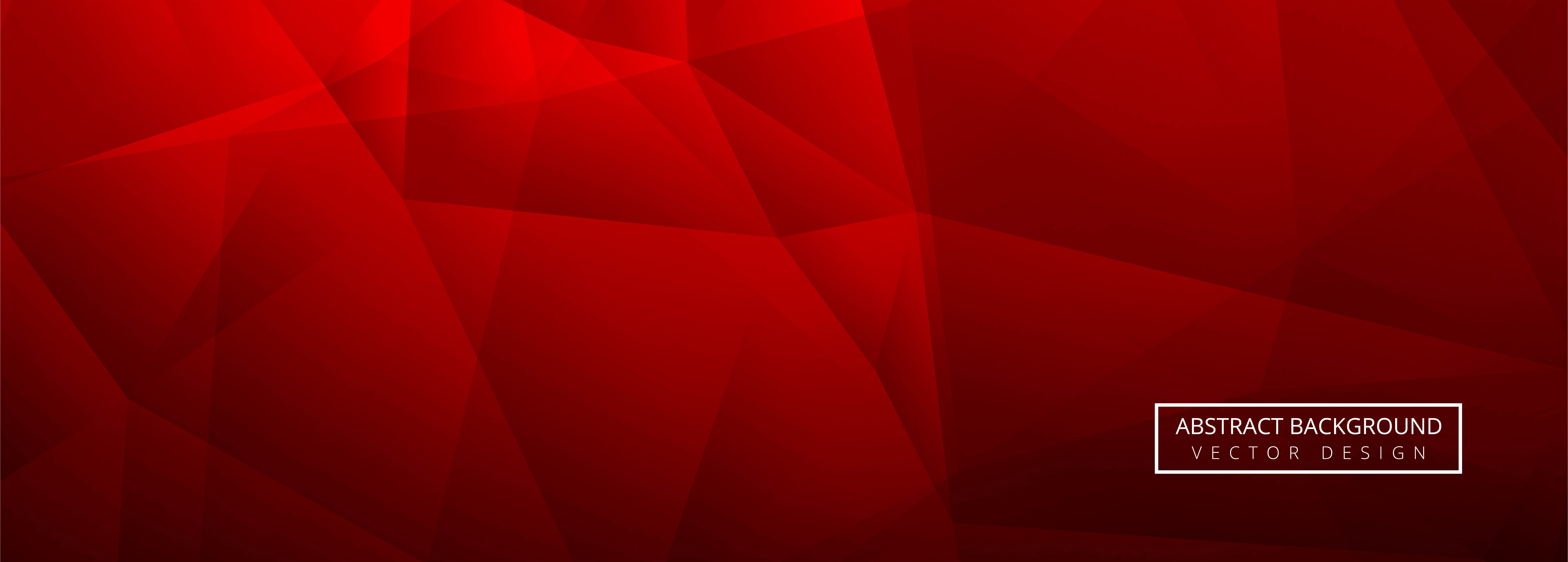 Abstract red shiny polygon banner template background 