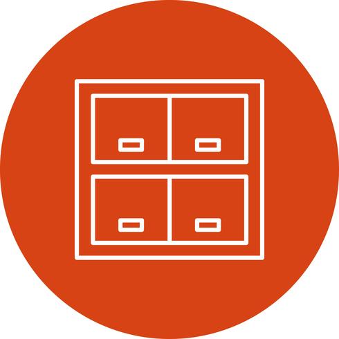 Vector locker icon
