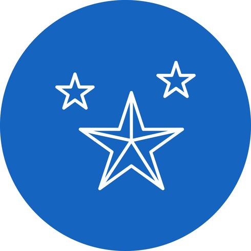 Vector stars icon