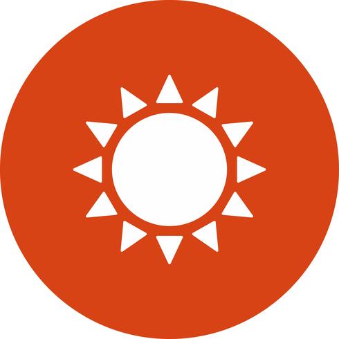 icono de vector sol