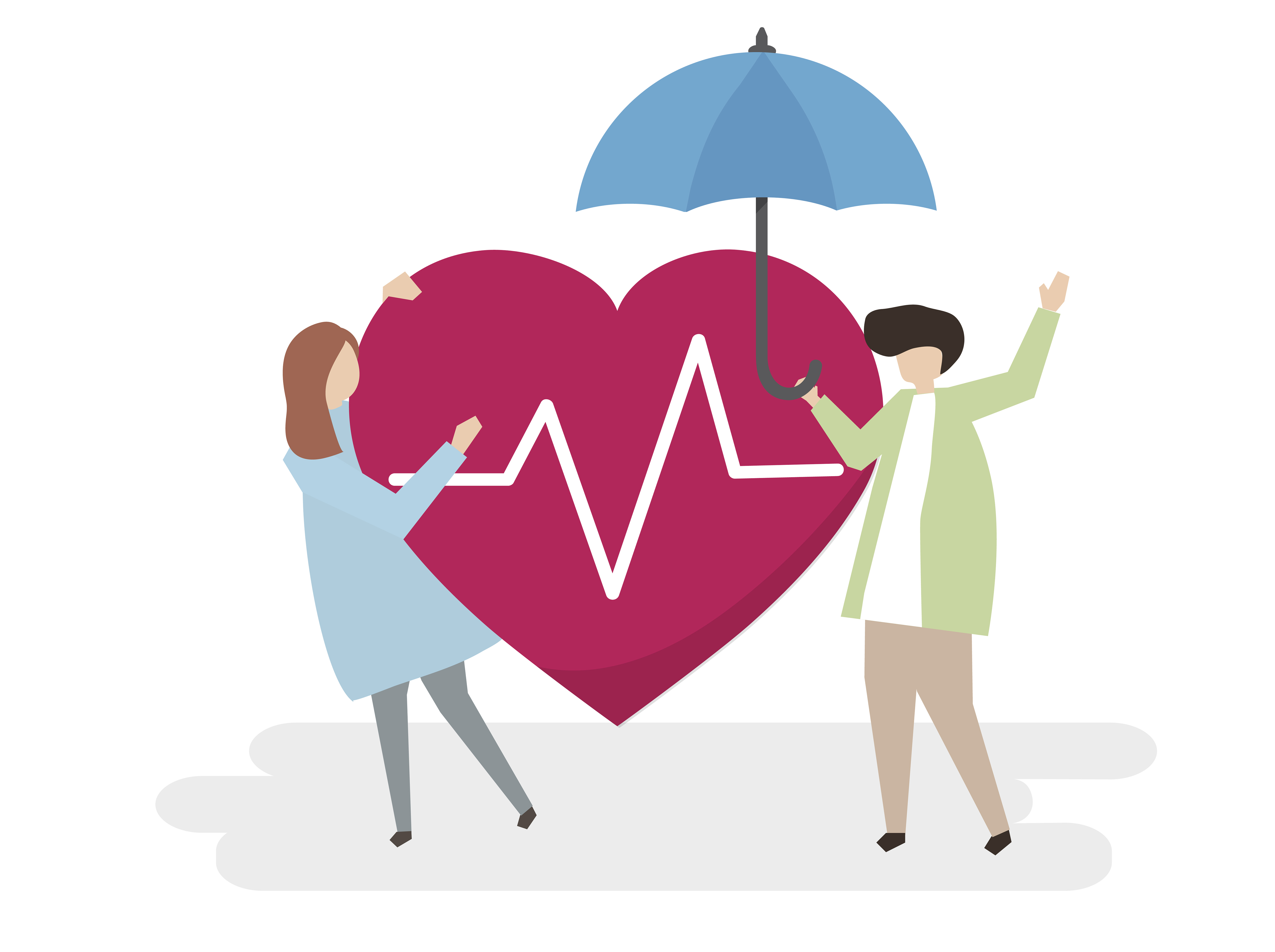 Illustration of health insurance and protection - Download Free Vectors