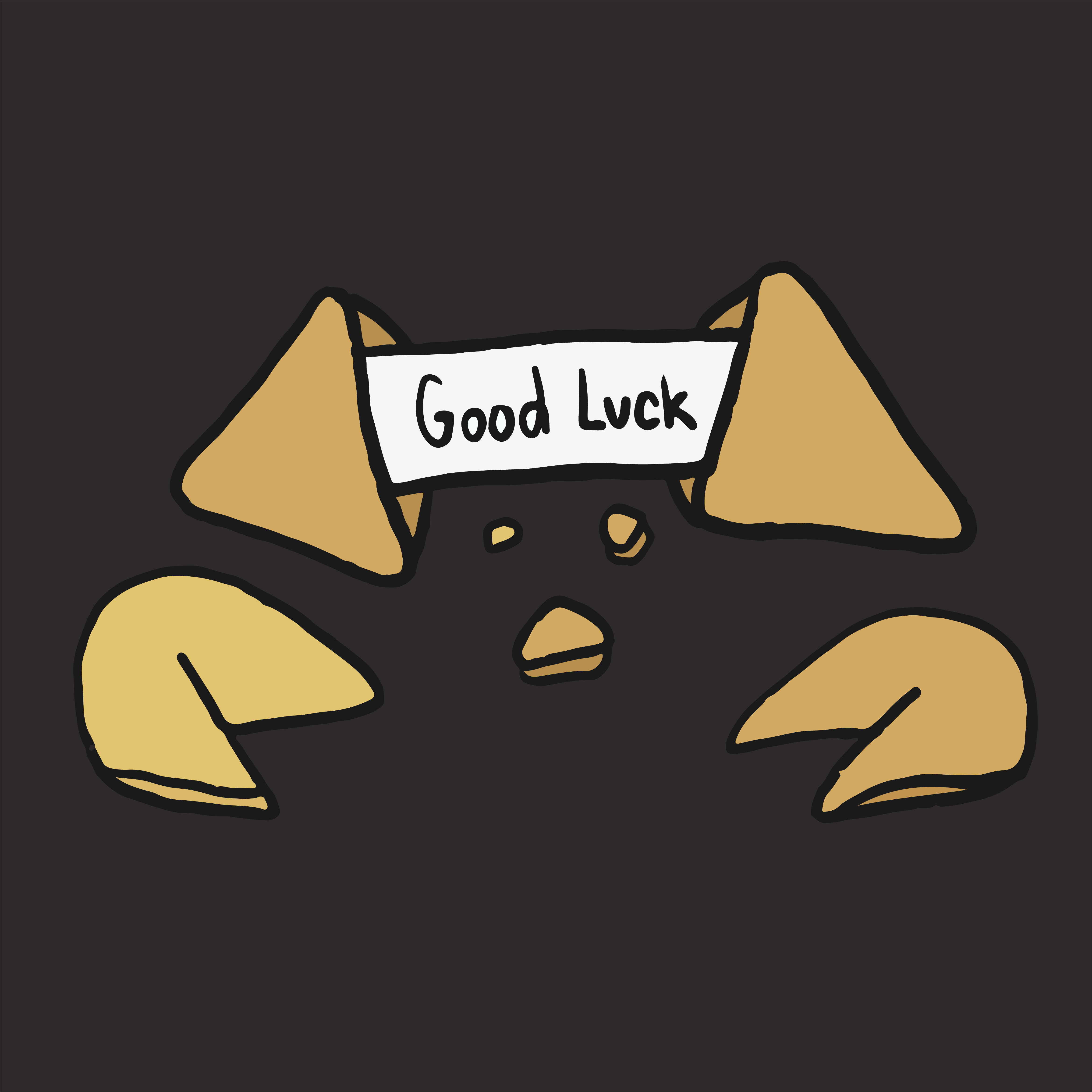 Hand drawn fortune cookie illustration Download Free Vectors, Clipart