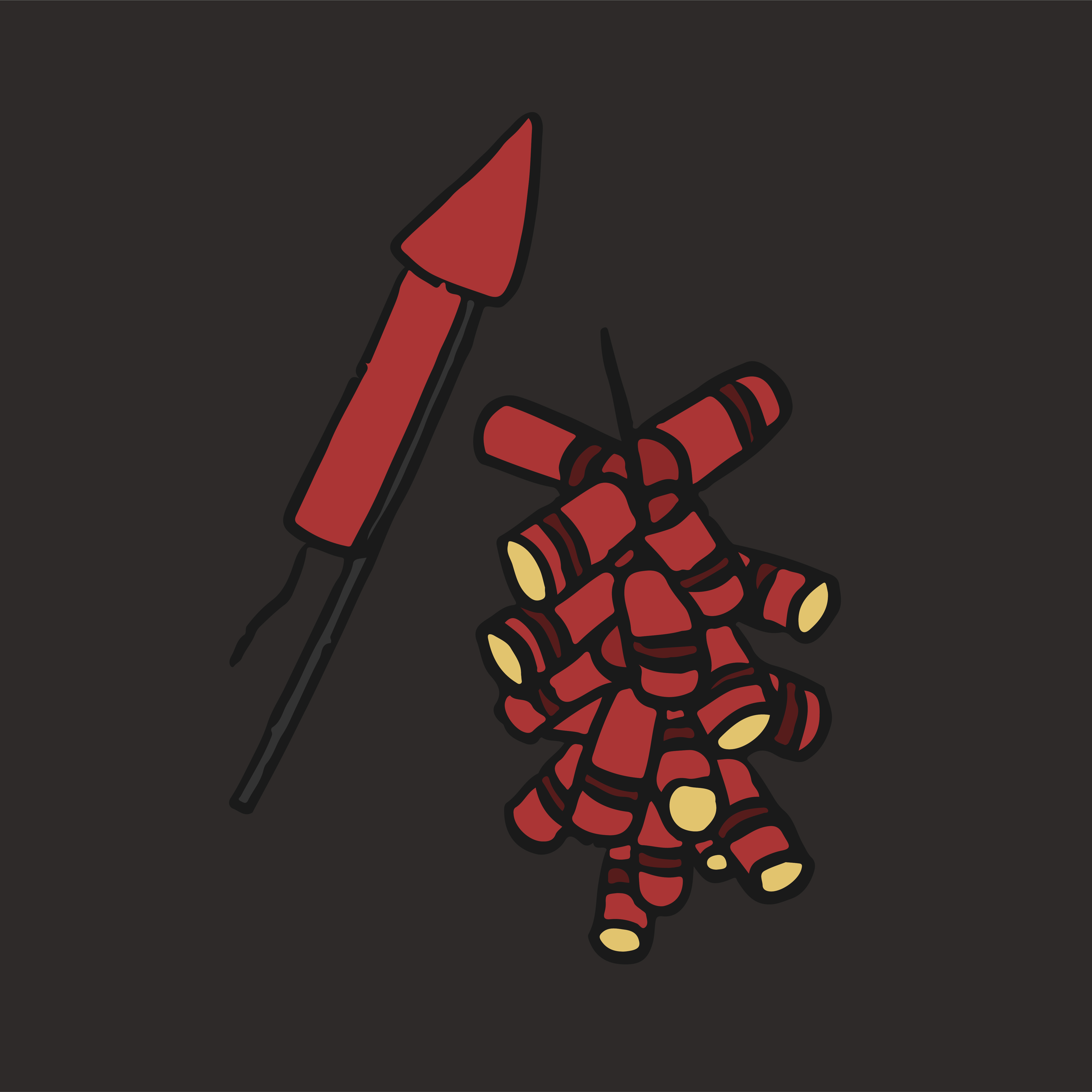 Hand drawn Chinese fireworks illustration - Download Free Vectors