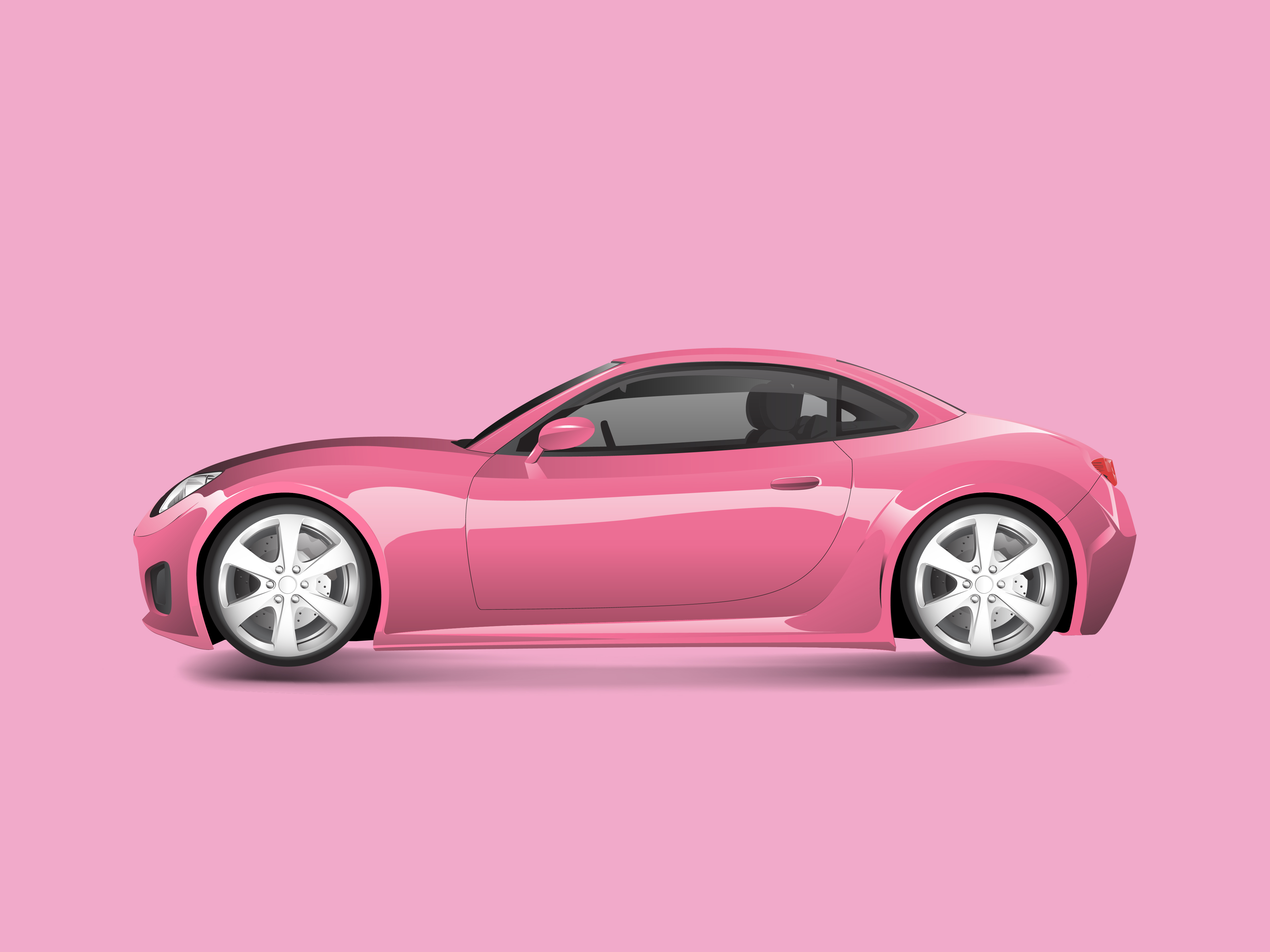 42 HQ Photos Pink Sports Car Clip Art / Pink cartoon sport car side view Royalty Free Vector Image