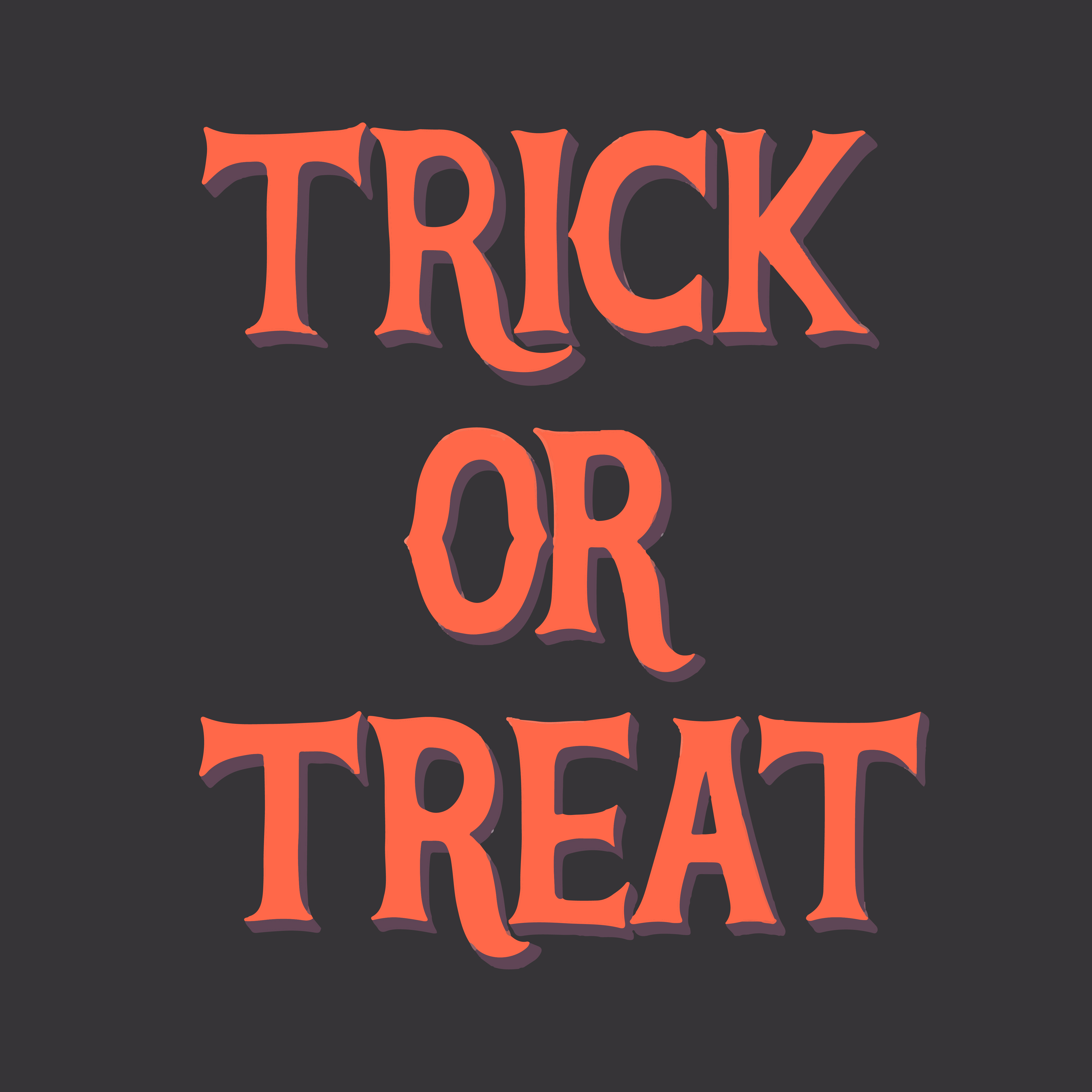 Trick or treat Halloween graphic Download Free Vectors, Clipart