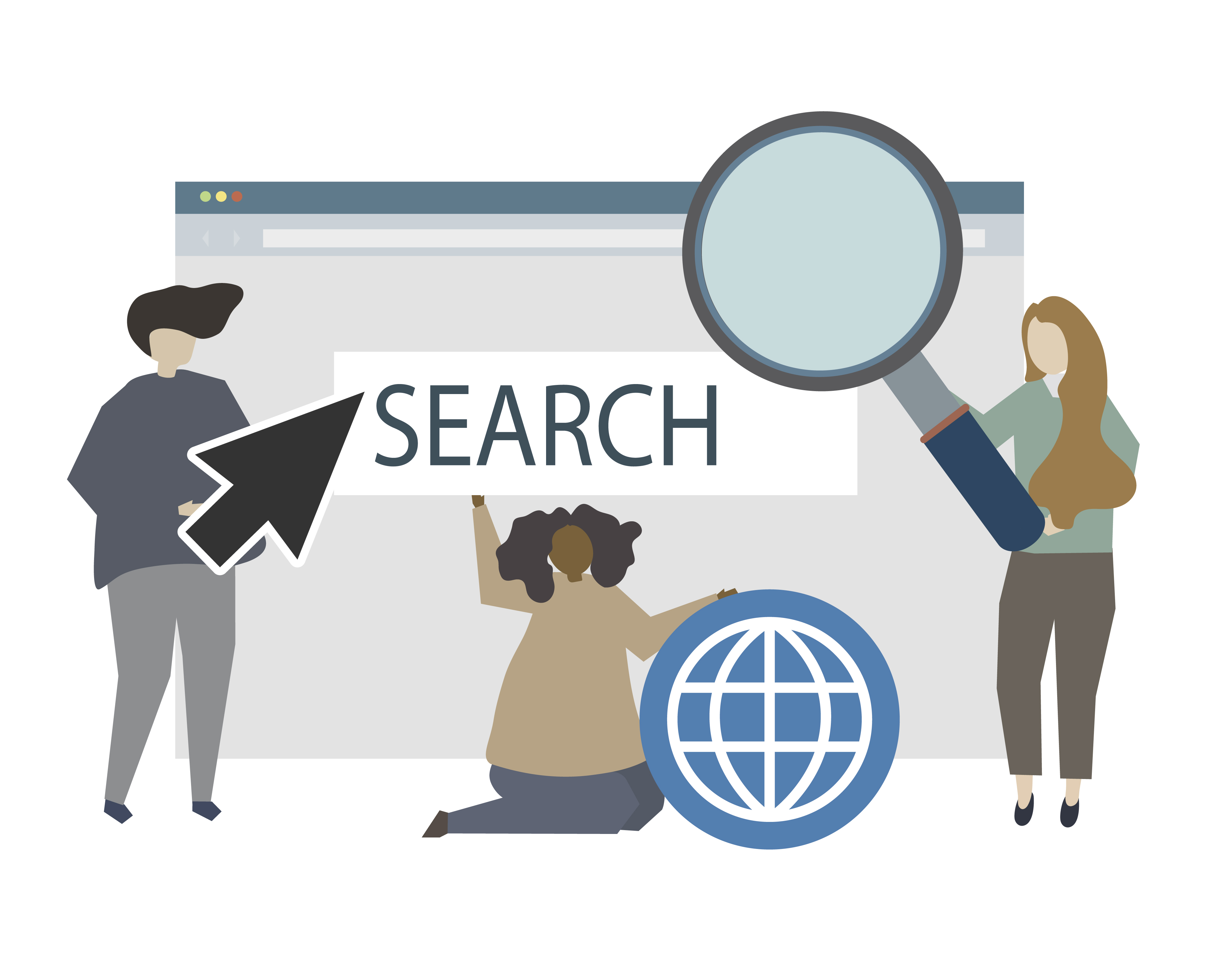 Internet searching is. Поиск информации в интернете. Поисковики в интернете. Поиск в интернете. Поиск в интернете иллюстрация.