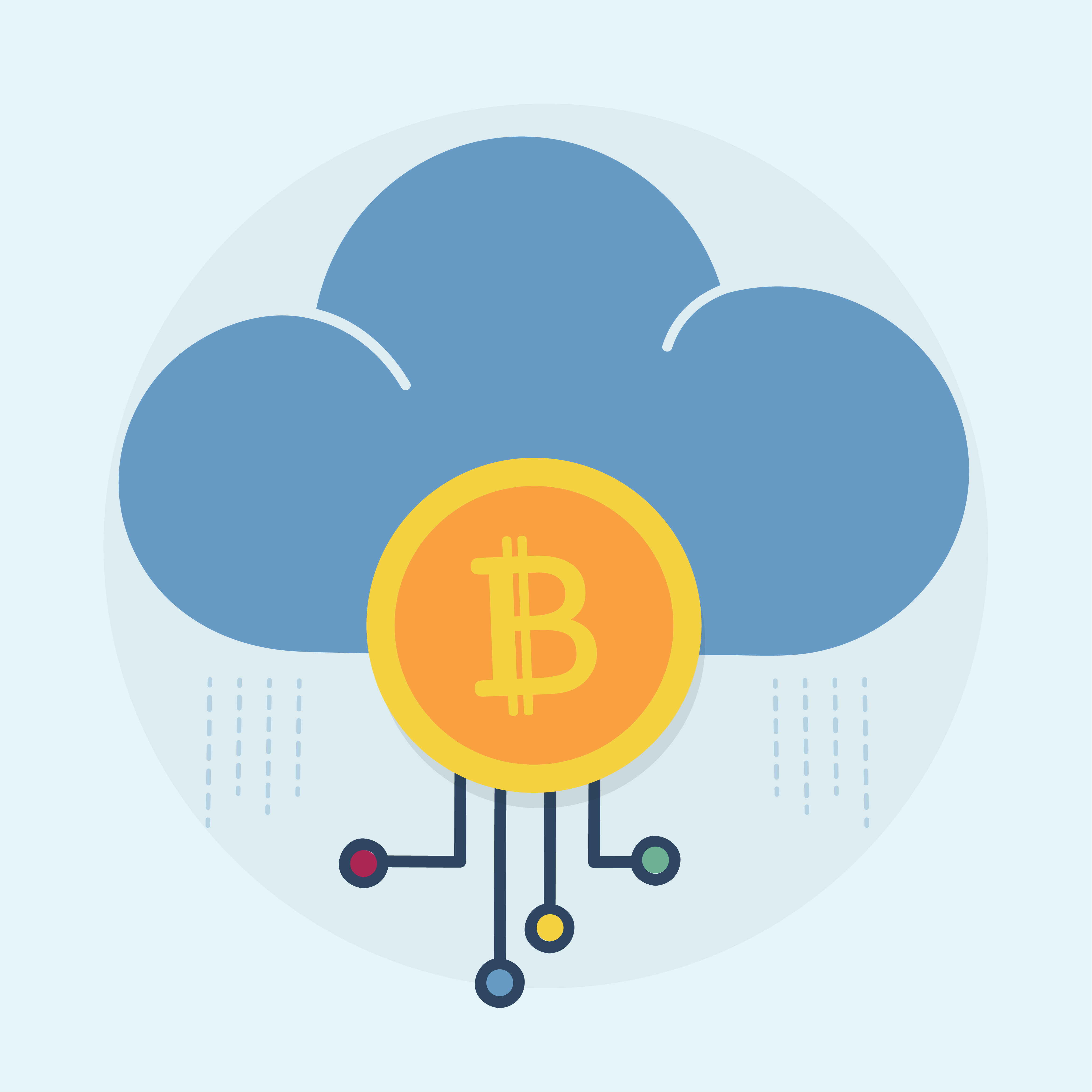 Illustration of bitcoin concept - Download Free Vectors ...