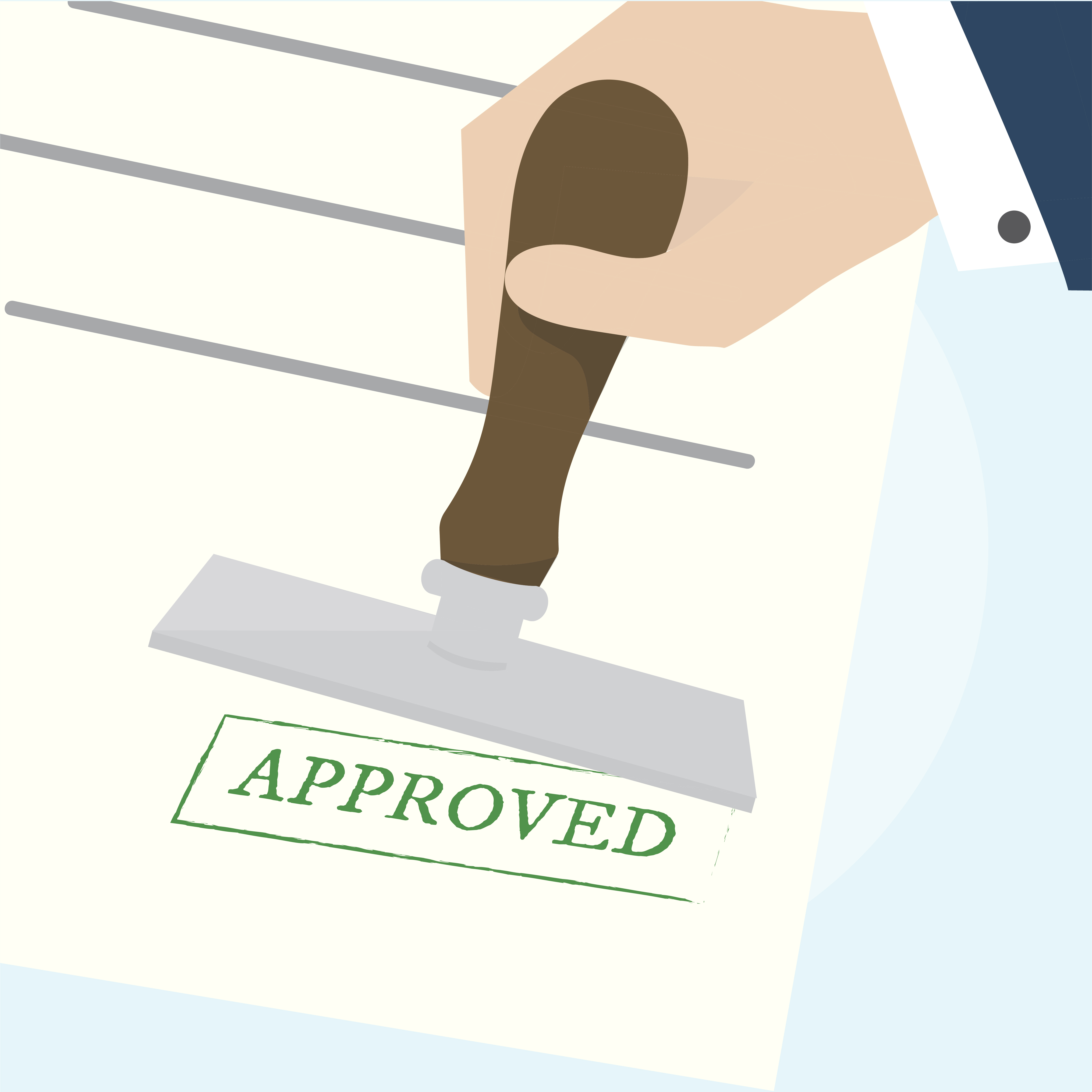 Illustration of approved stamp - Download Free Vectors, Clipart