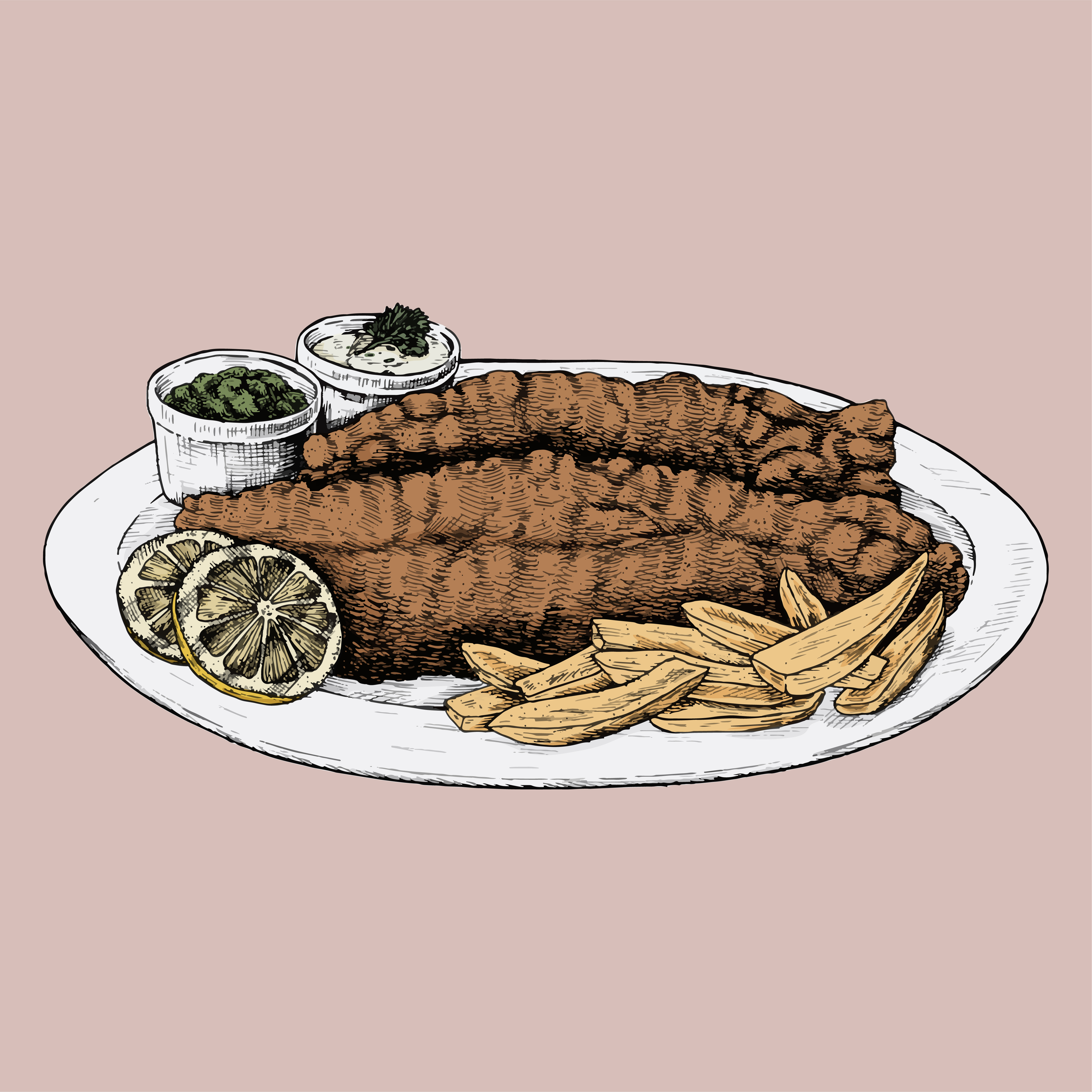 drawn chips