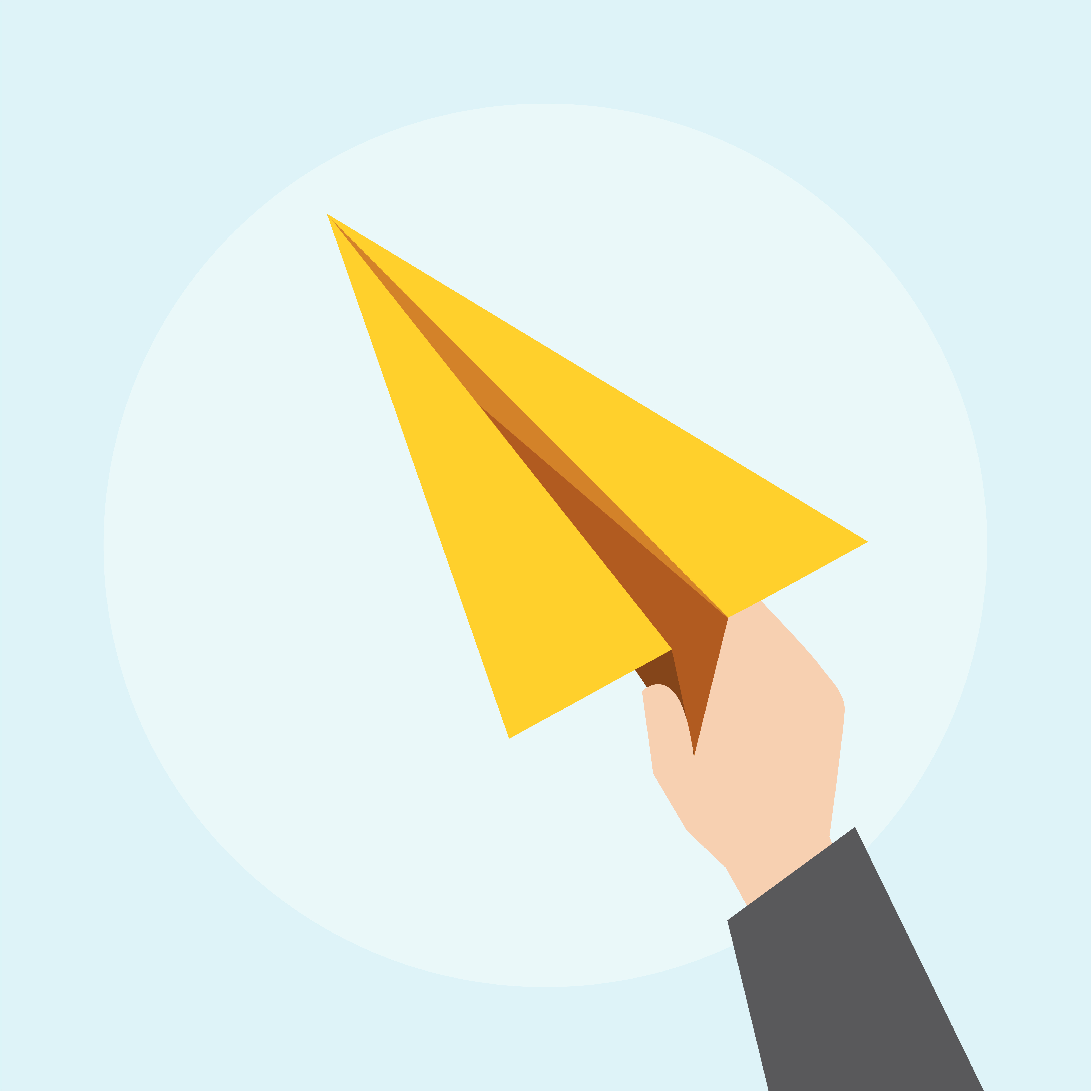 Download Illustration of paper plane icon - Download Free Vectors ...