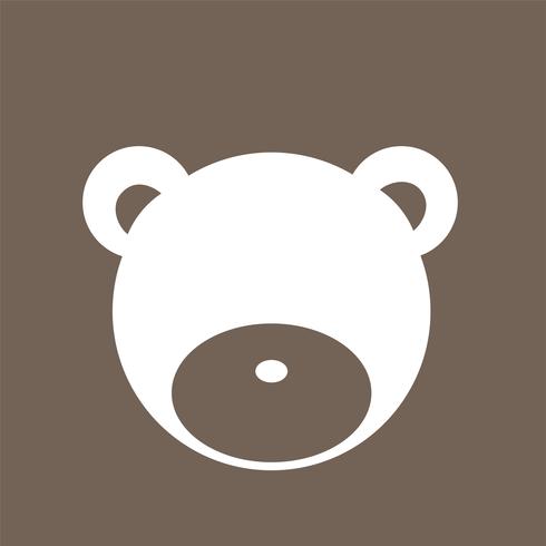 Teddy bear kid39s toy icon illustration vector