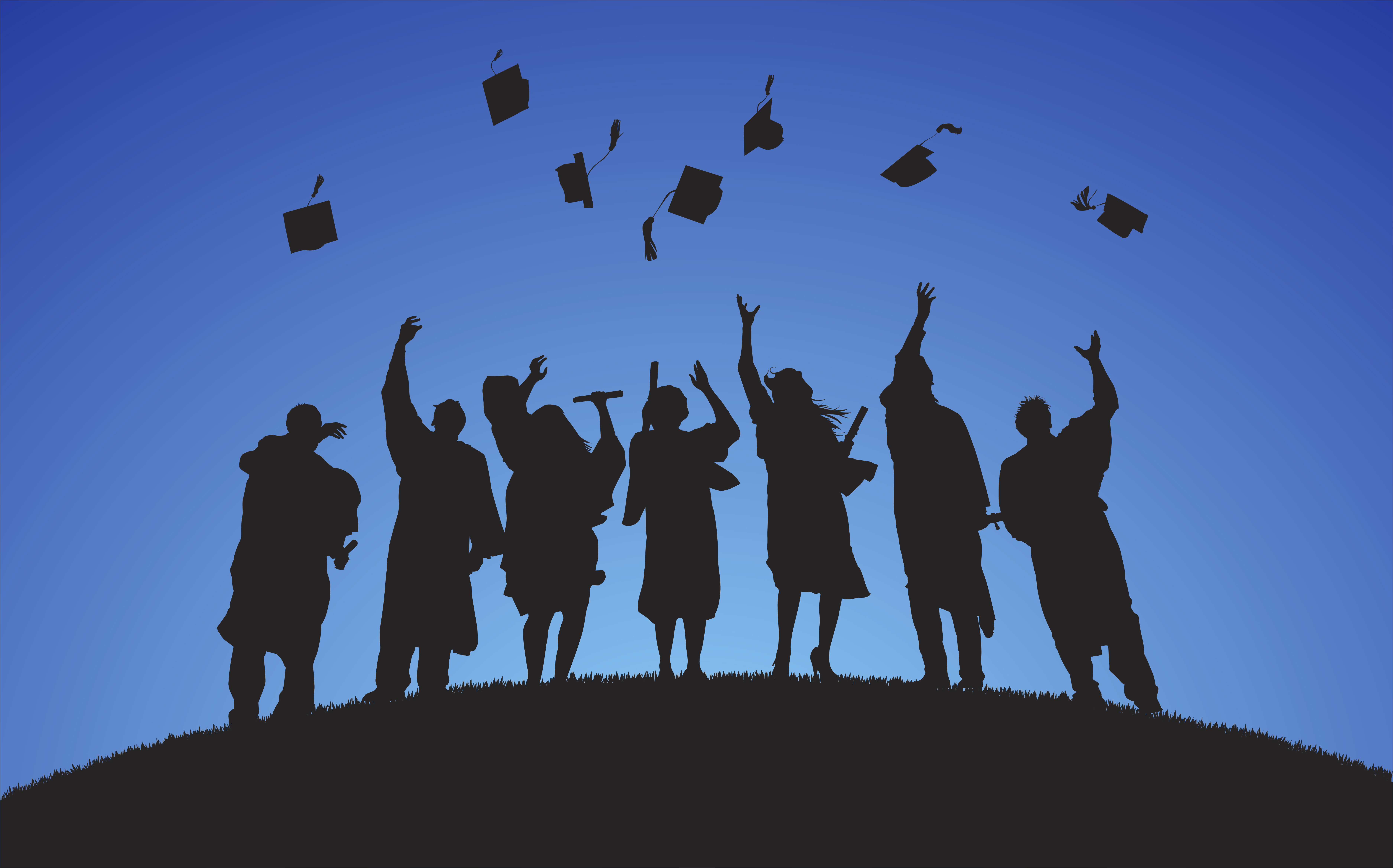 Illustration Of University Graduates Download Free Vectors Clipart