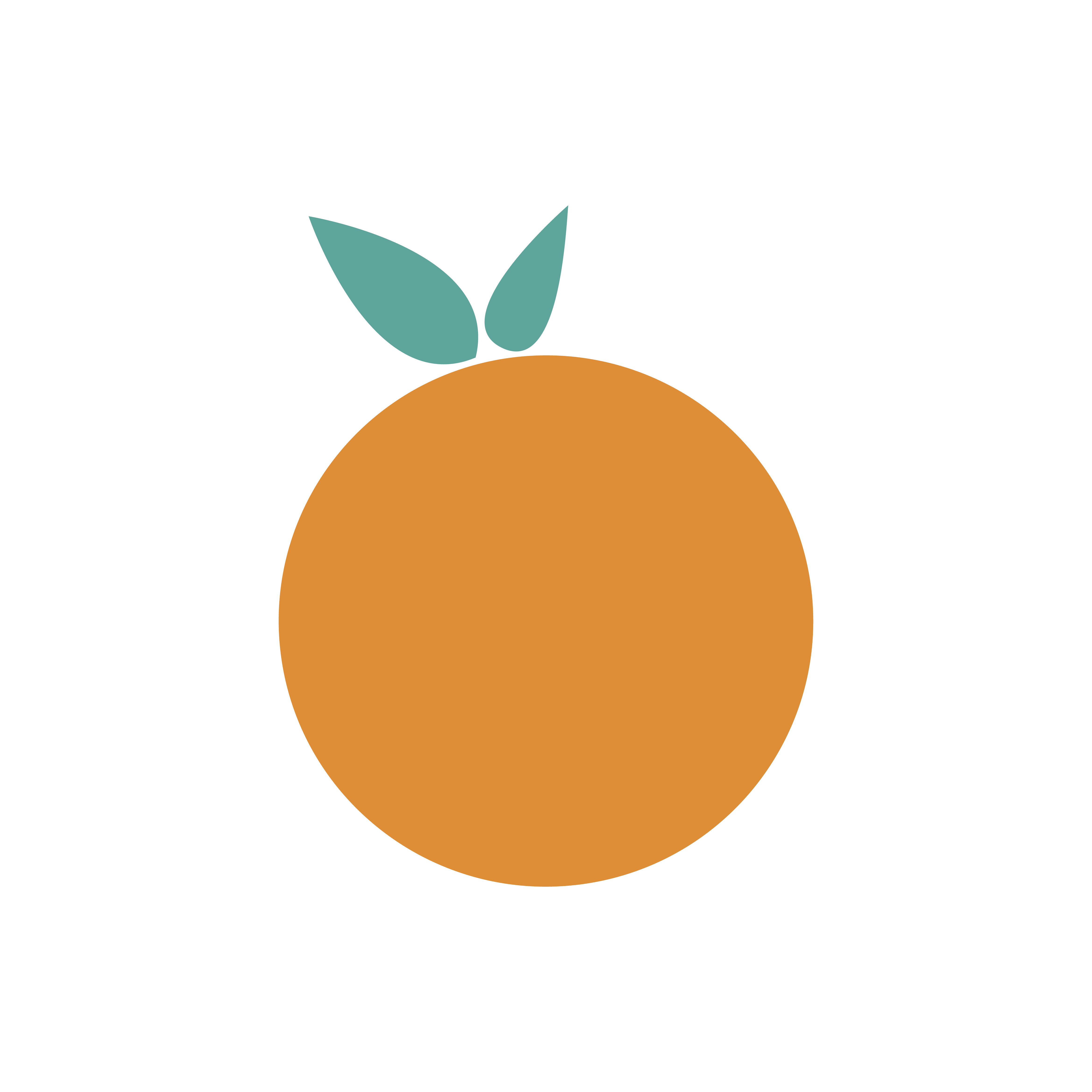 Single orange isolated graphic illustration Download Free Vectors