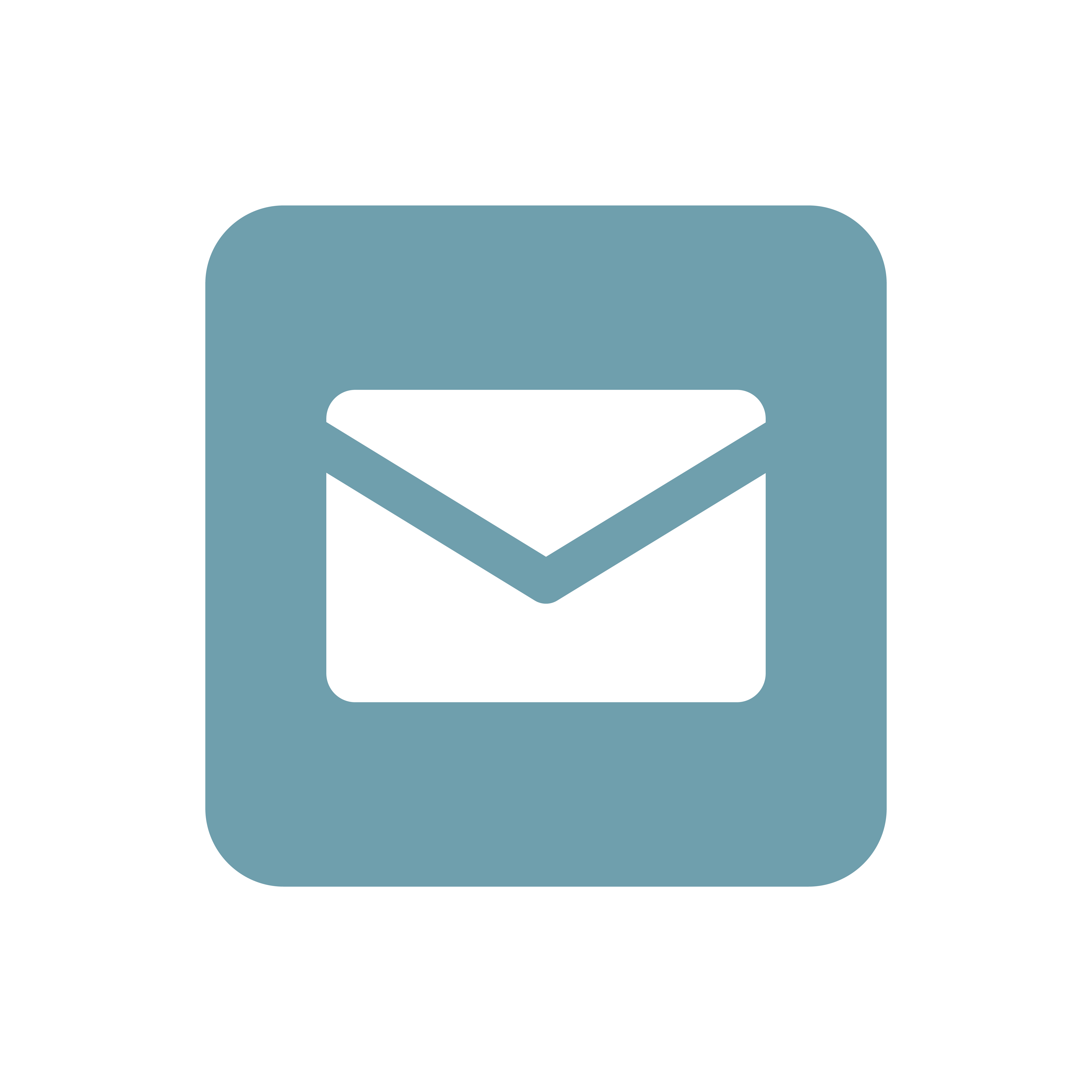 Mail on blue square graphic illustration Download Free Vectors