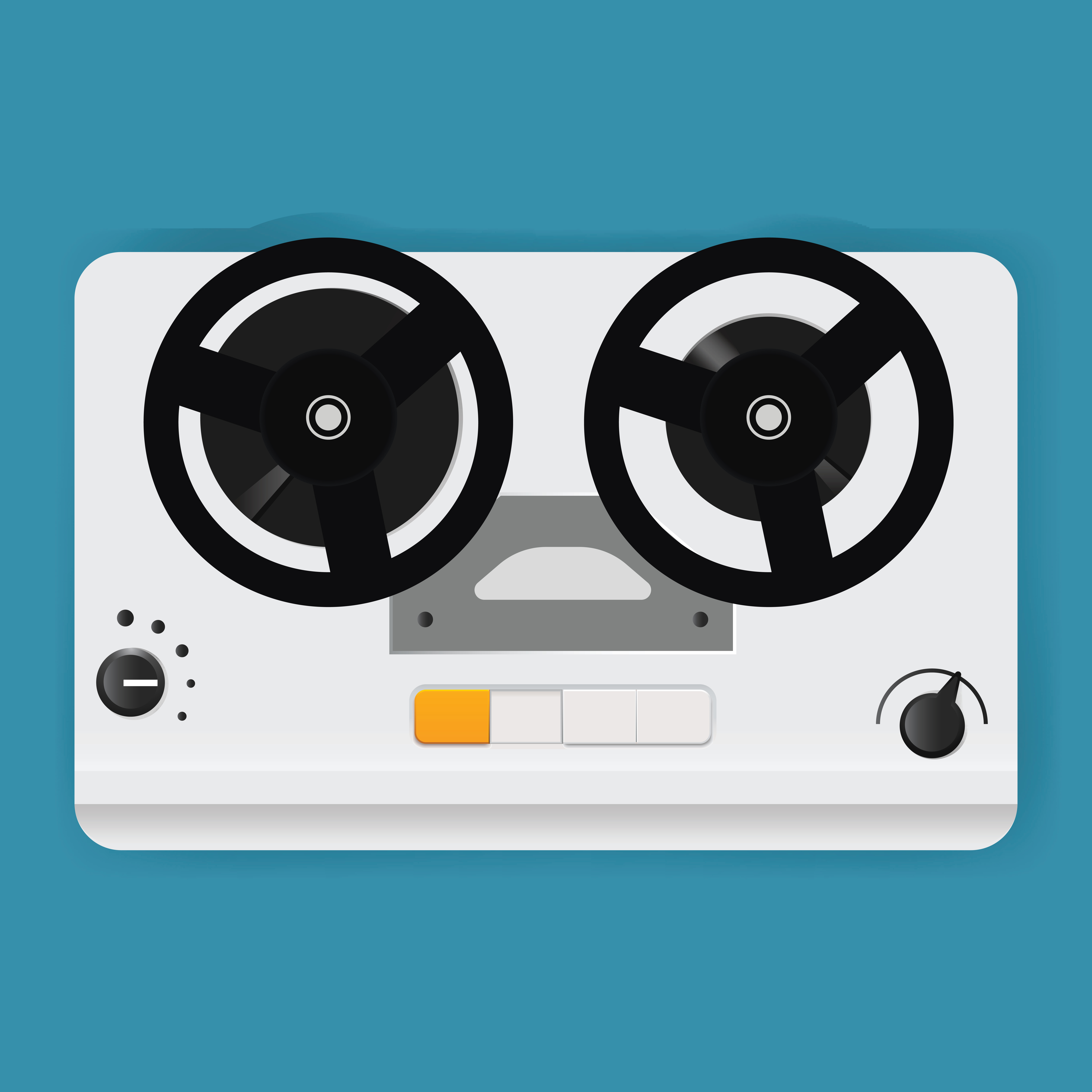 Illustration of a reel recorder - Download Free Vectors, Clipart