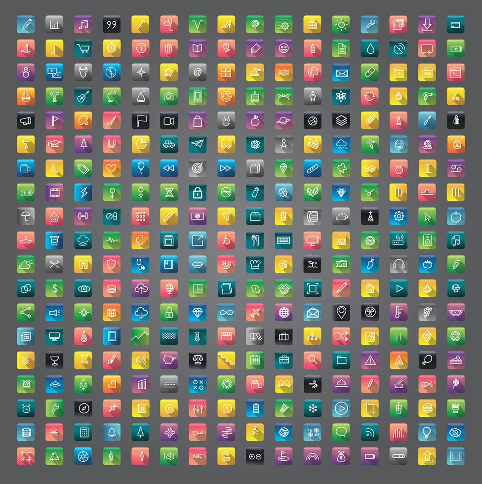 Icons and symbols set Download Free Vectors, Clipart Graphics