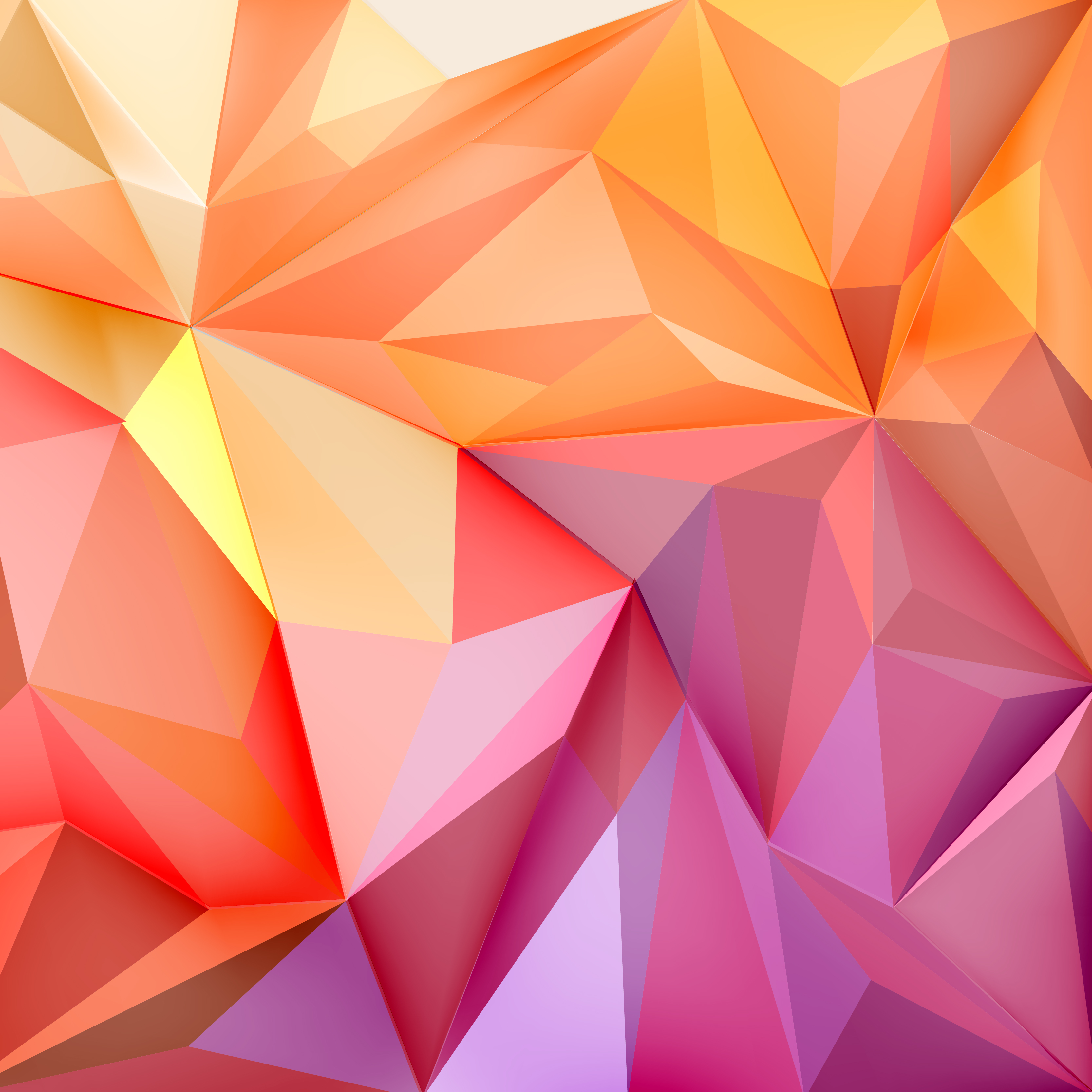 Background  wallpaper with polygons in gradient colors 