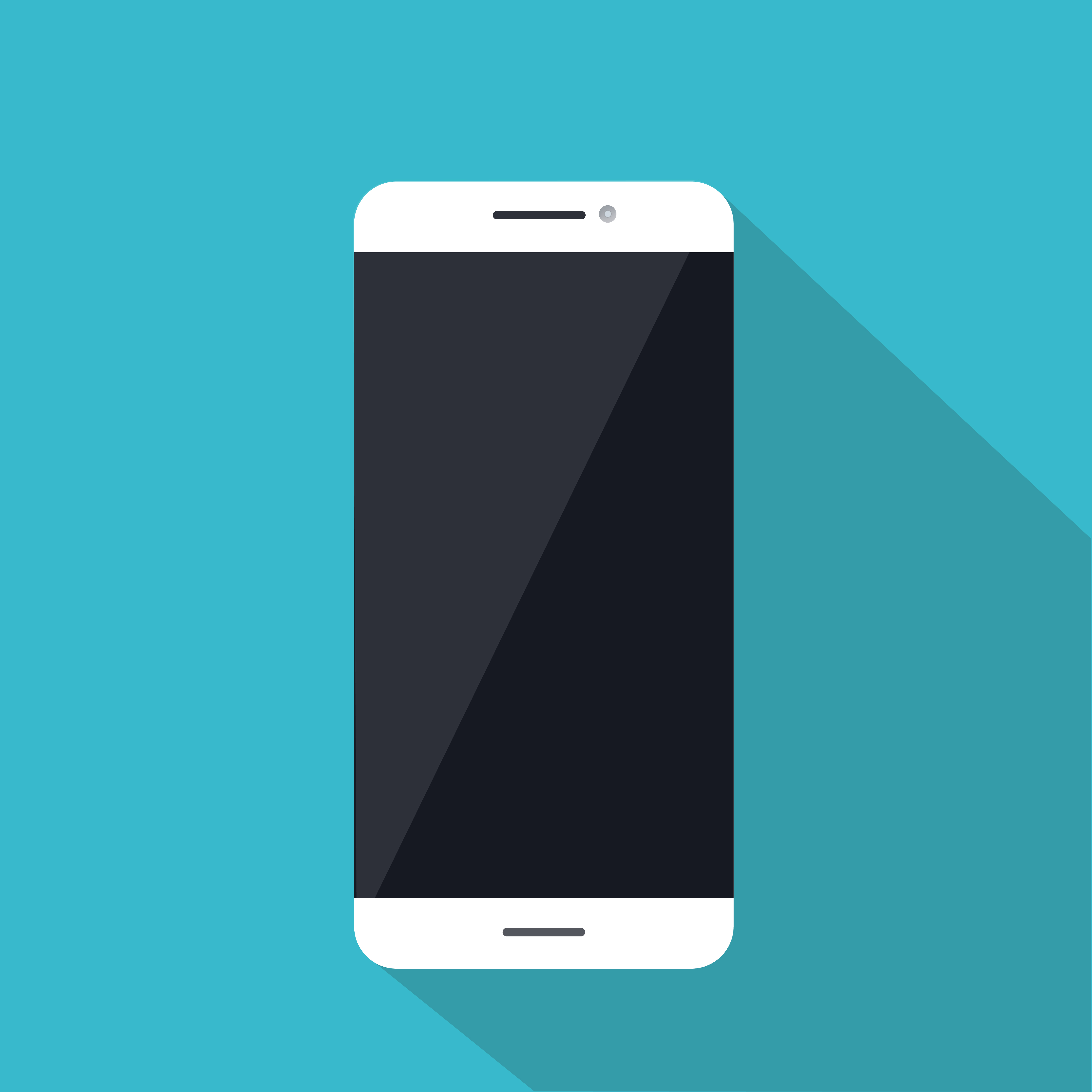 Illustration of mobile phone isolated Download Free Vectors, Clipart