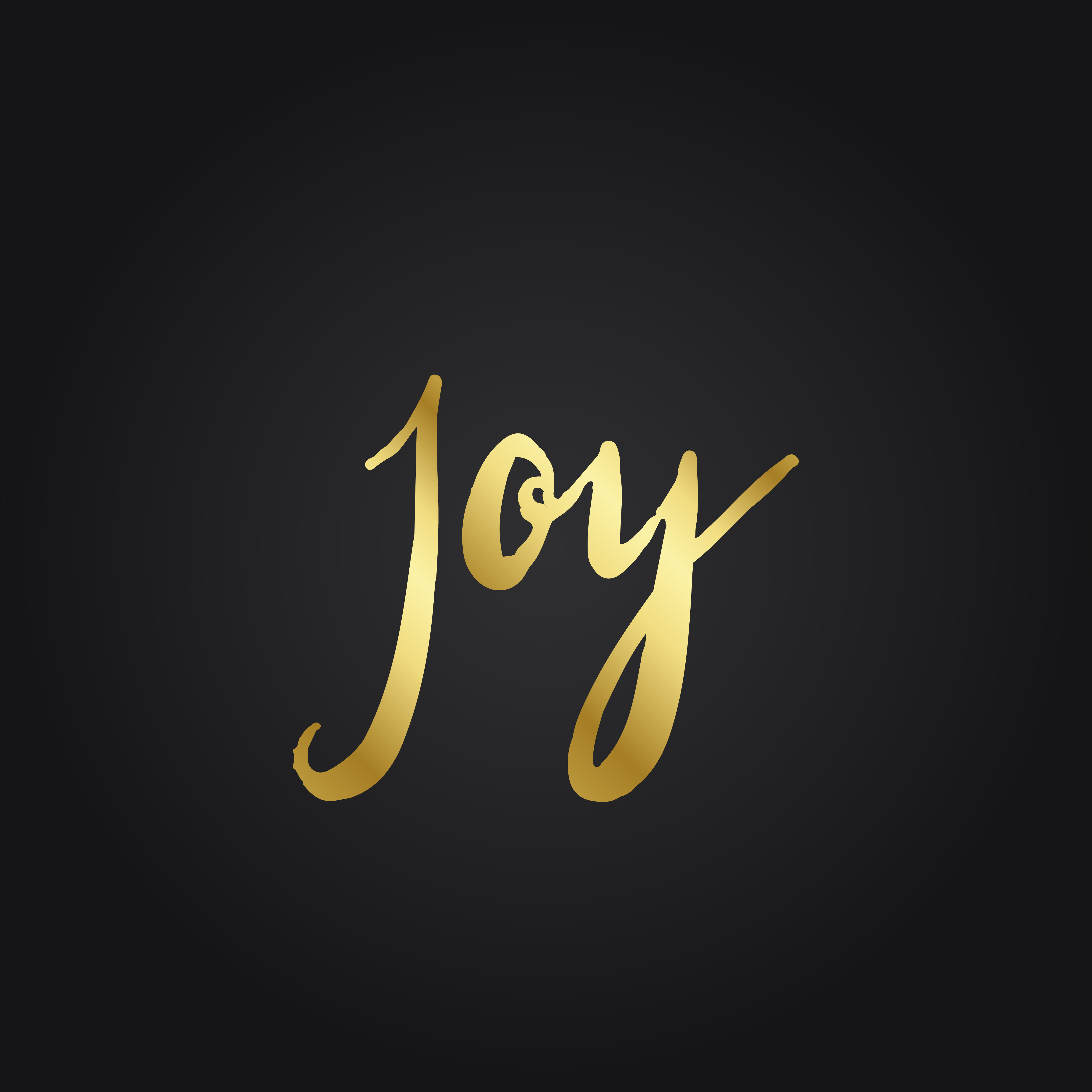 Joy and happiness typography style vector Download Free Vectors