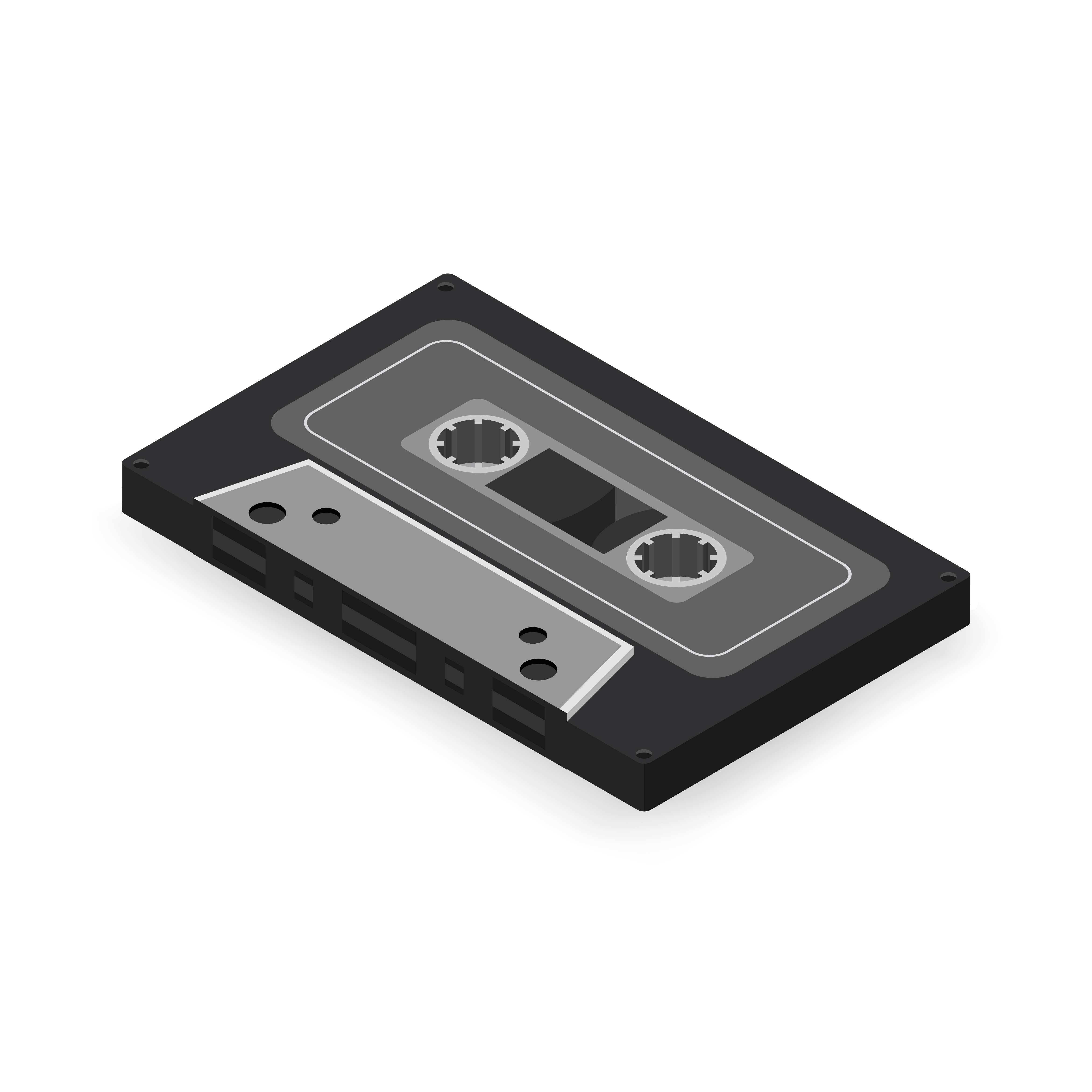 Vector image of tape cassette icon Download Free Vectors, Clipart