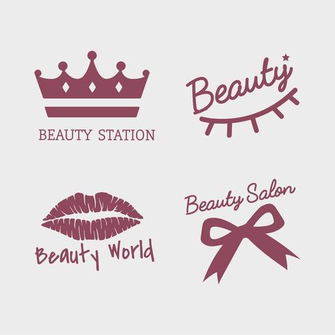 Set of beauty salon icon vectors