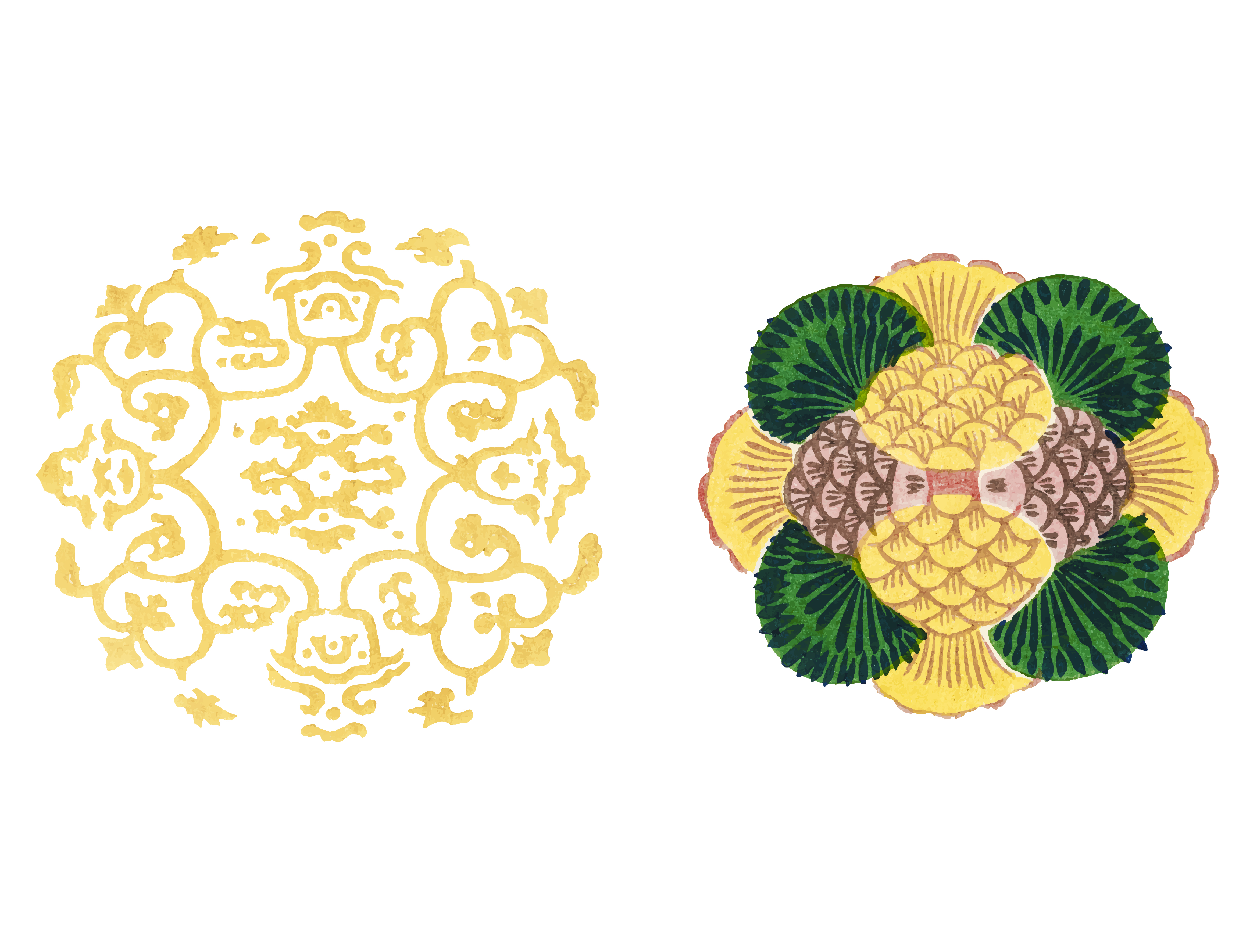 Vintage Illustration of Japanese ornament Download Free Vectors
