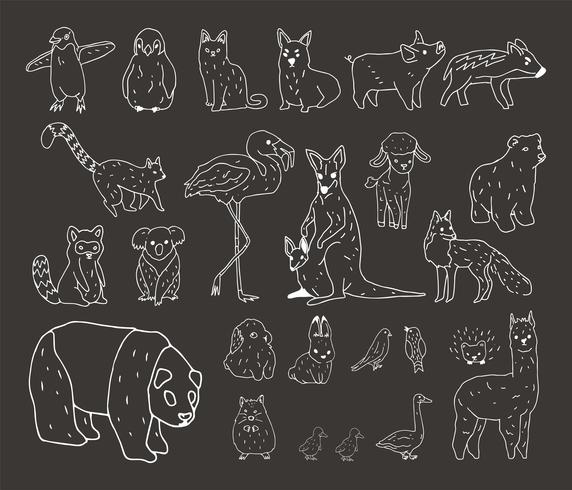 Vector of various types of animals - Download Free Vectors, Clipart ...