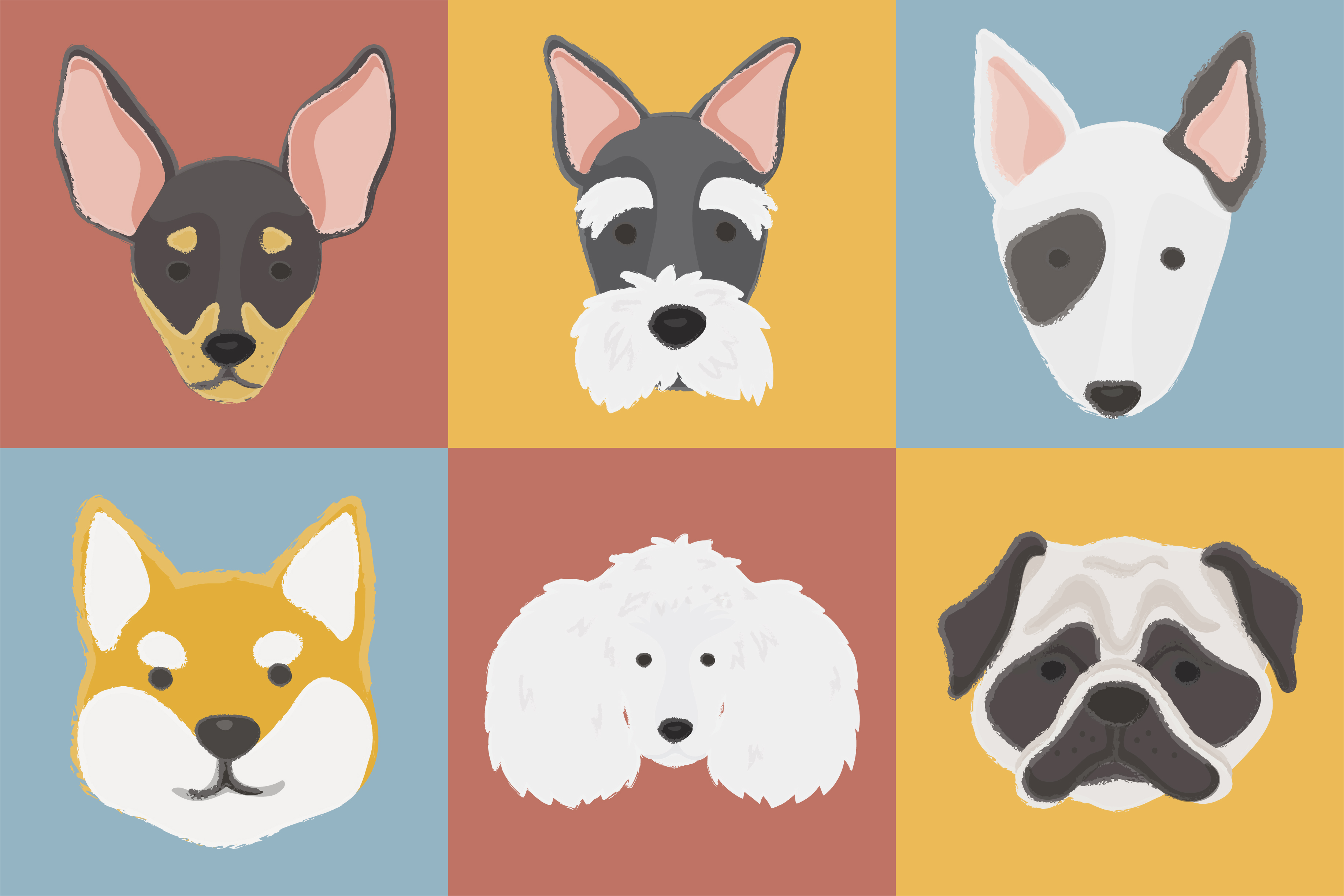 Illustration Of Dogs Collection Download Free Vectors Clipart illustration-of-dogs-collection-download-free-vectors-clipart