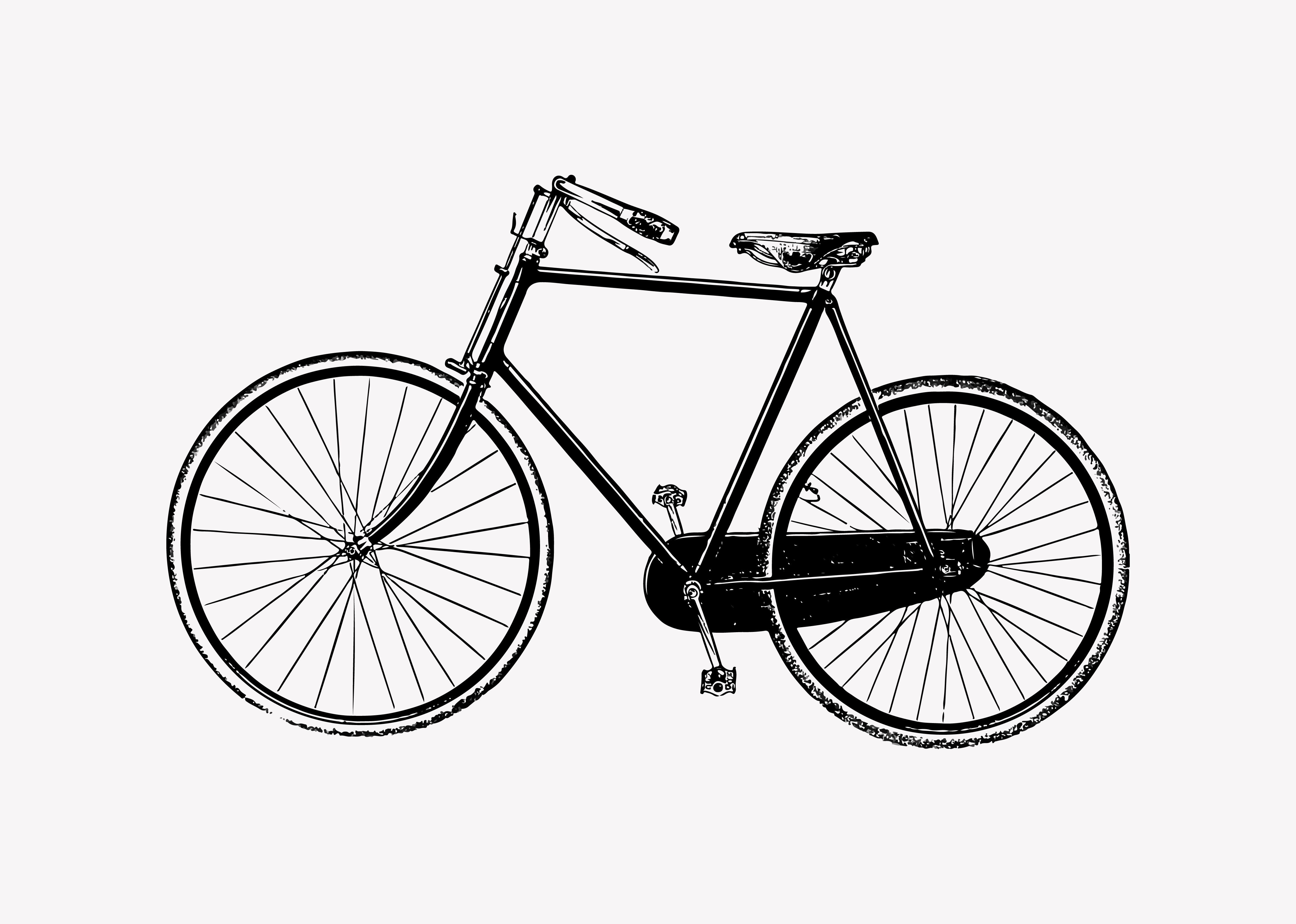 Download Bicycle in vintage style - Download Free Vectors, Clipart ...