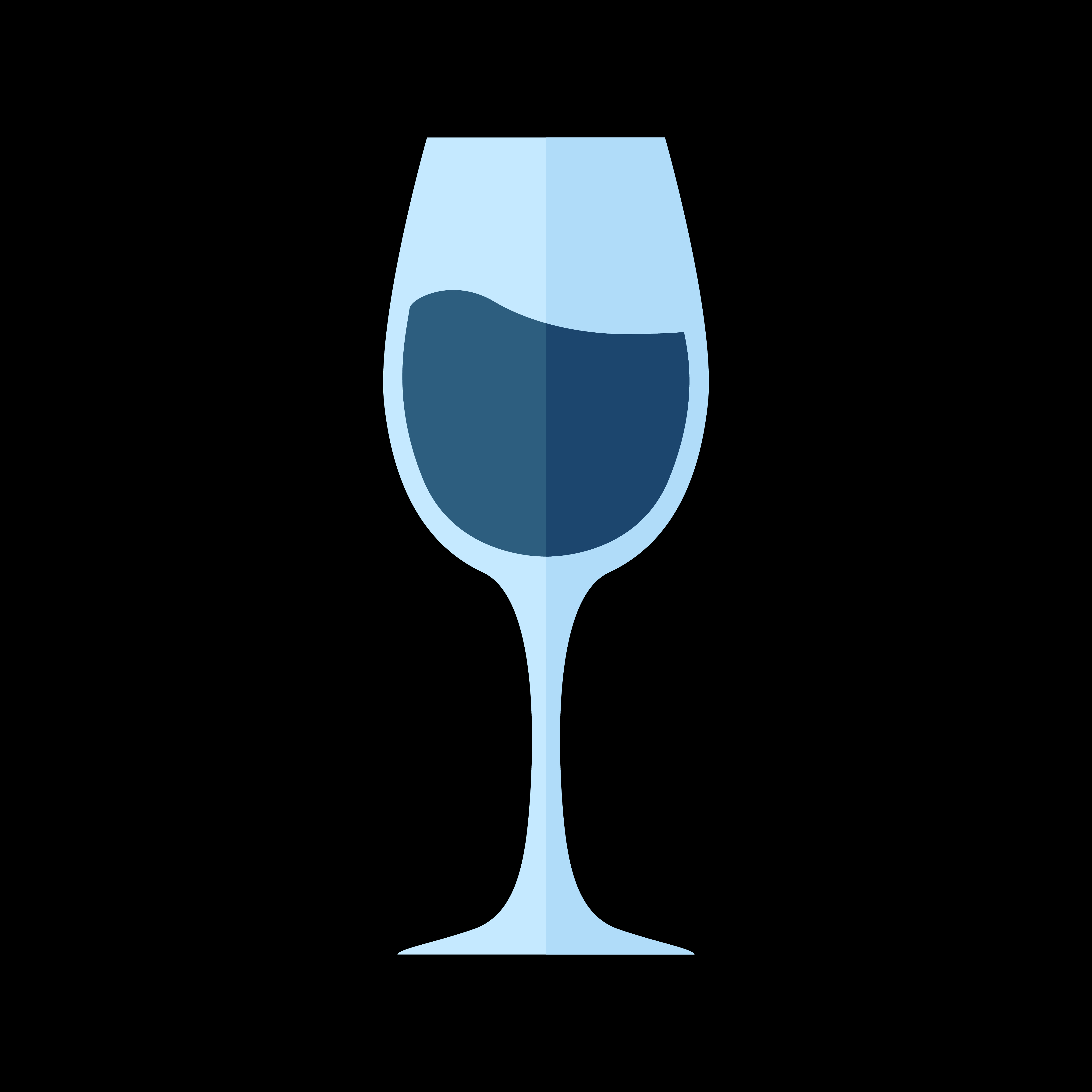 Download Simple illustration of a champagne glass - Download Free ...