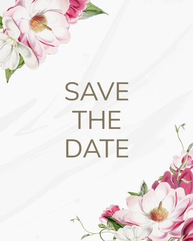 Download Save The Date Wedding Invitation Mockup Vector Download Free Vectors Clipart Graphics Vector Art PSD Mockup Templates