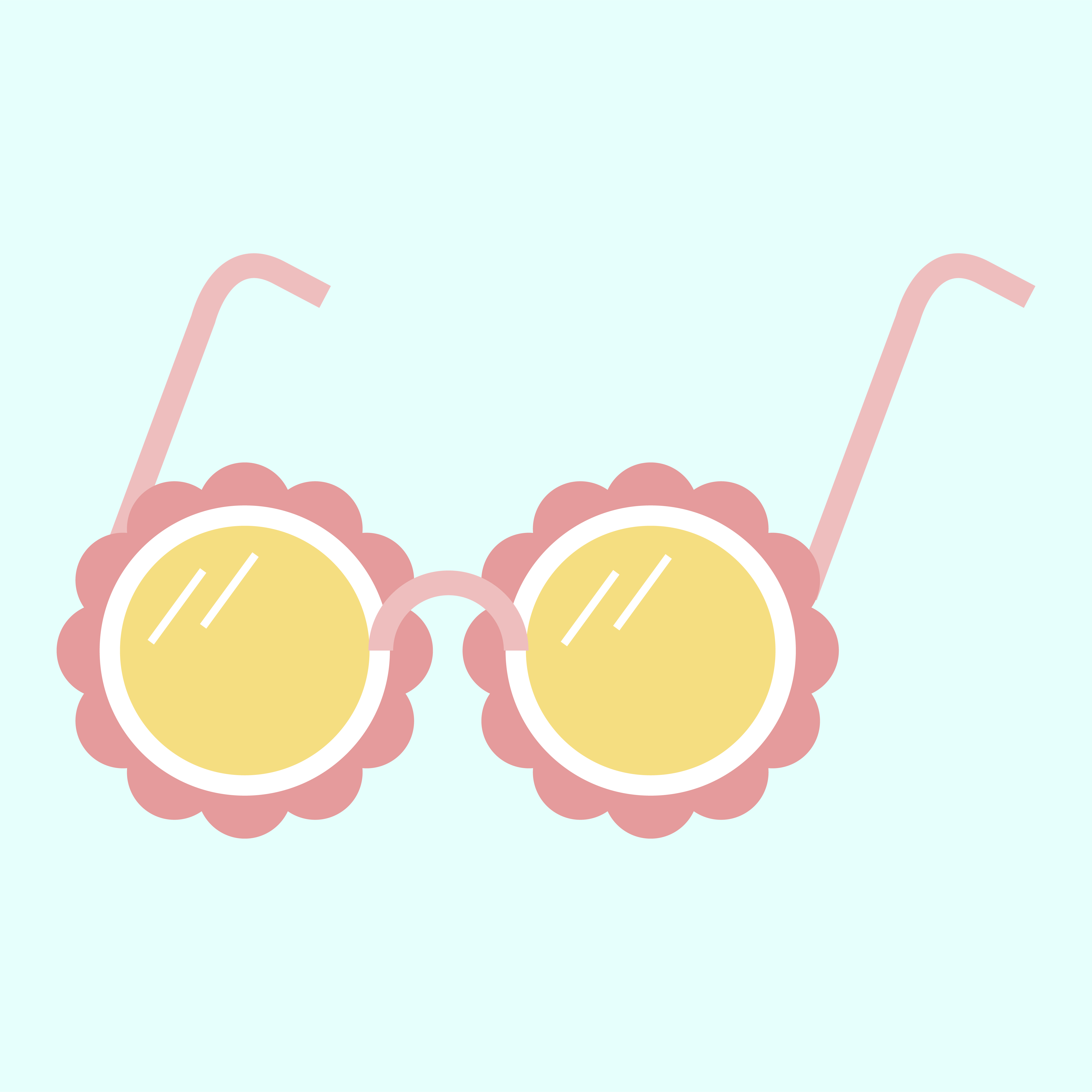 Simple illustration of a pair of sunglasses Download Free Vectors
