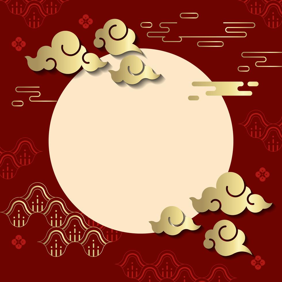 Chinese New Year mockup illustration - Download Free Vectors, Clipart