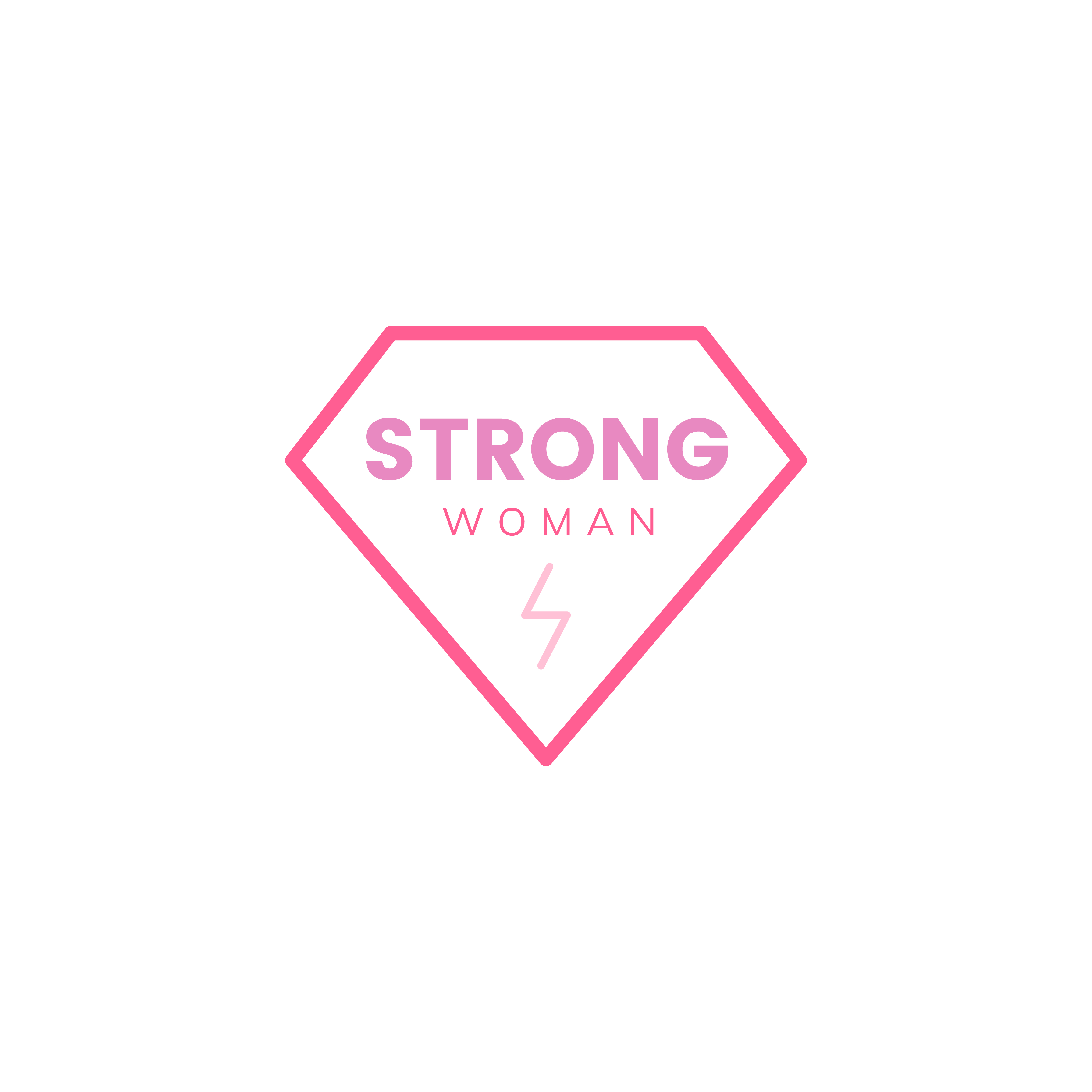 Download Strong woman emblem badge illustration - Download Free Vectors, Clipart Graphics & Vector Art