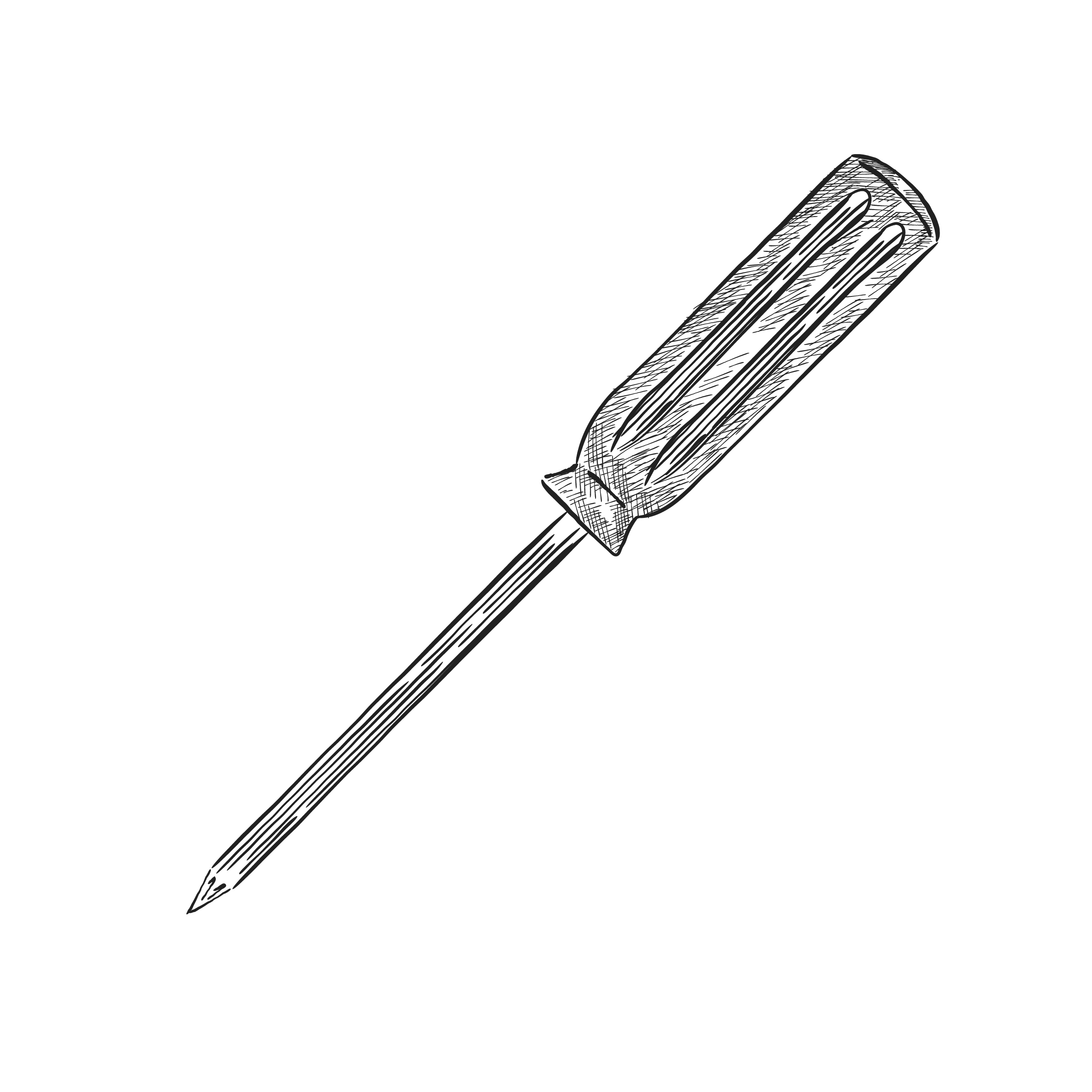 Vintage illustration of a screwdriver Download Free Vectors, Clipart