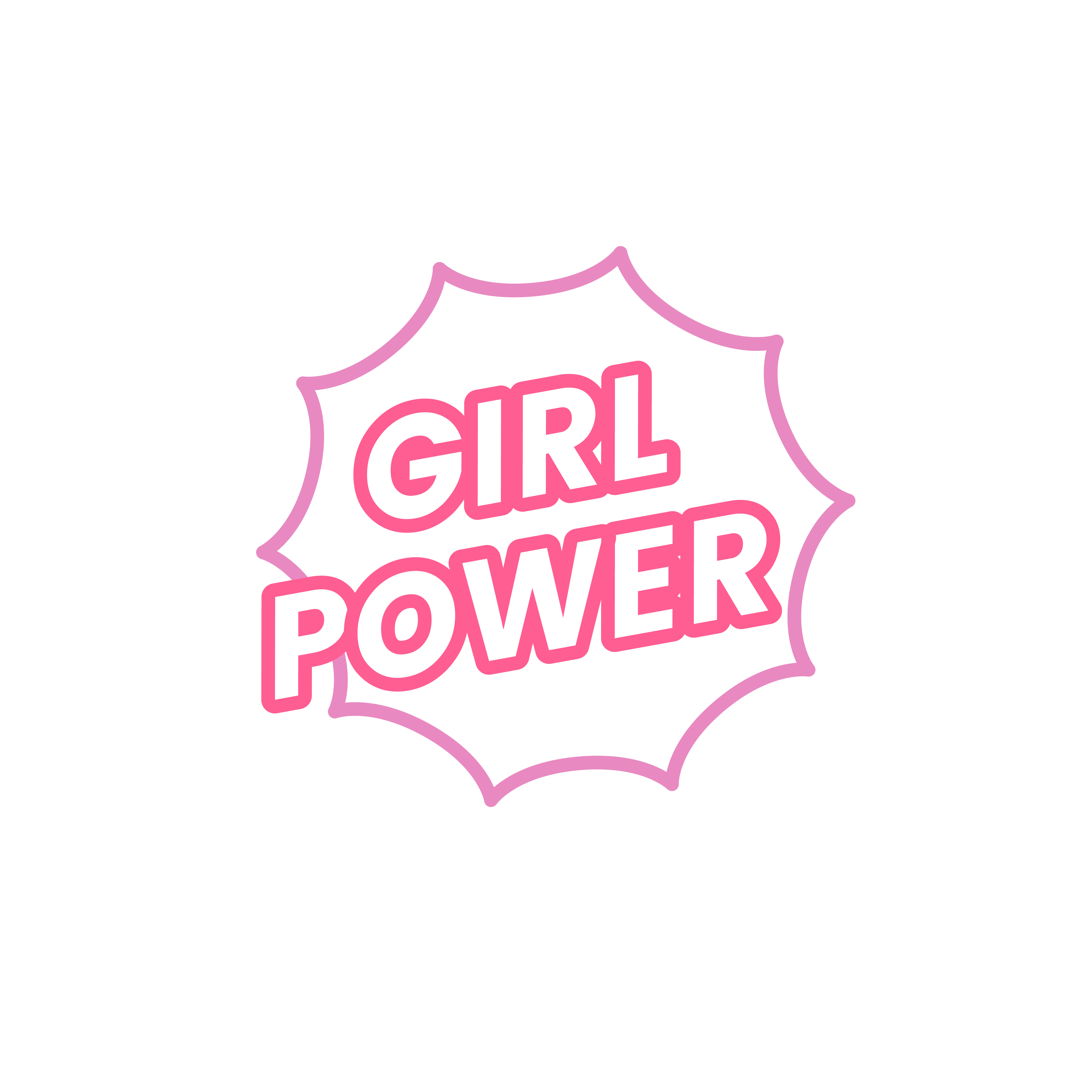 Girl power emblem badge illustration Download Free Vectors, Clipart Graphics & Vector Art