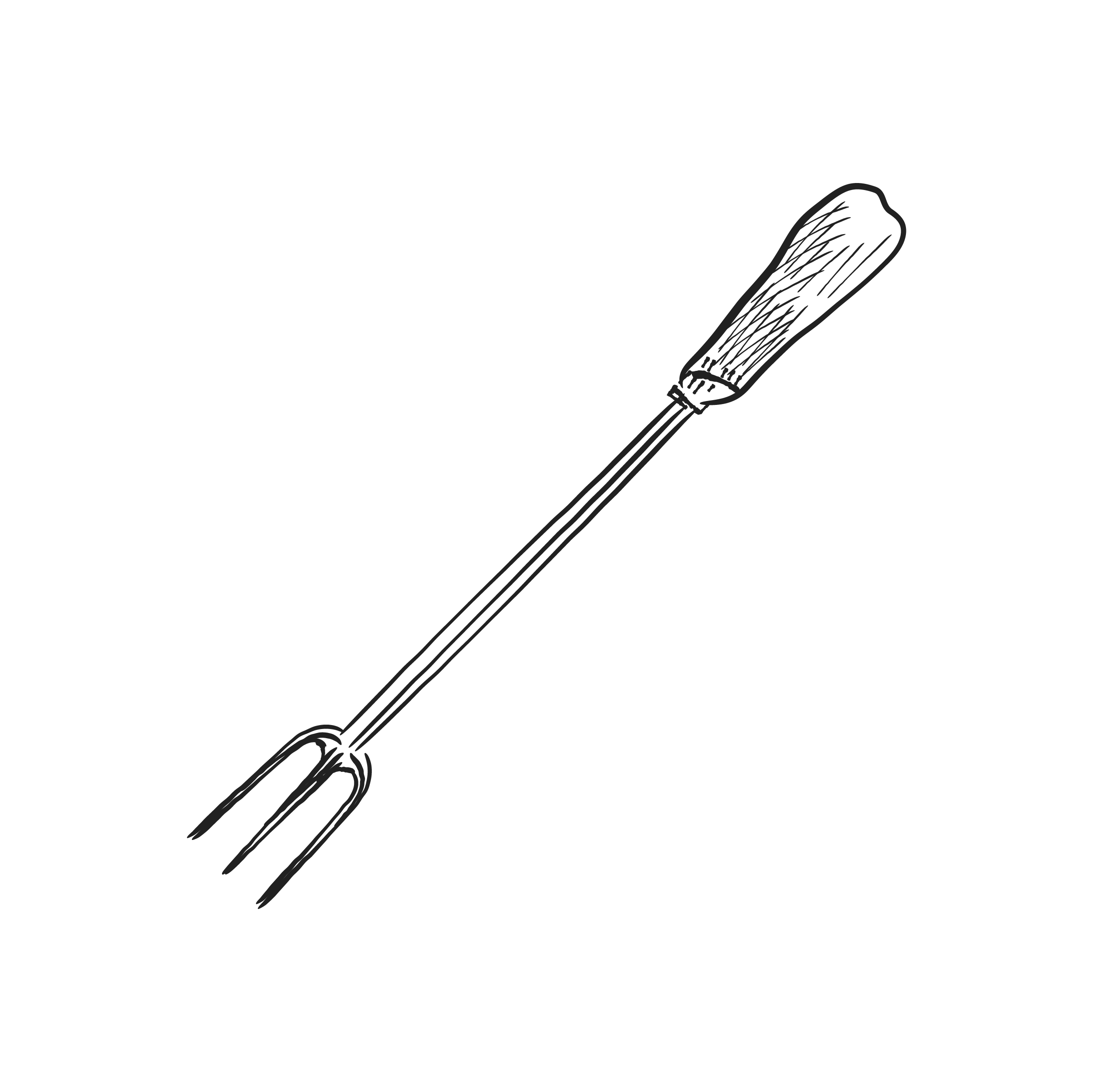 Vintage illustration of a carving fork Download Free Vectors, Clipart