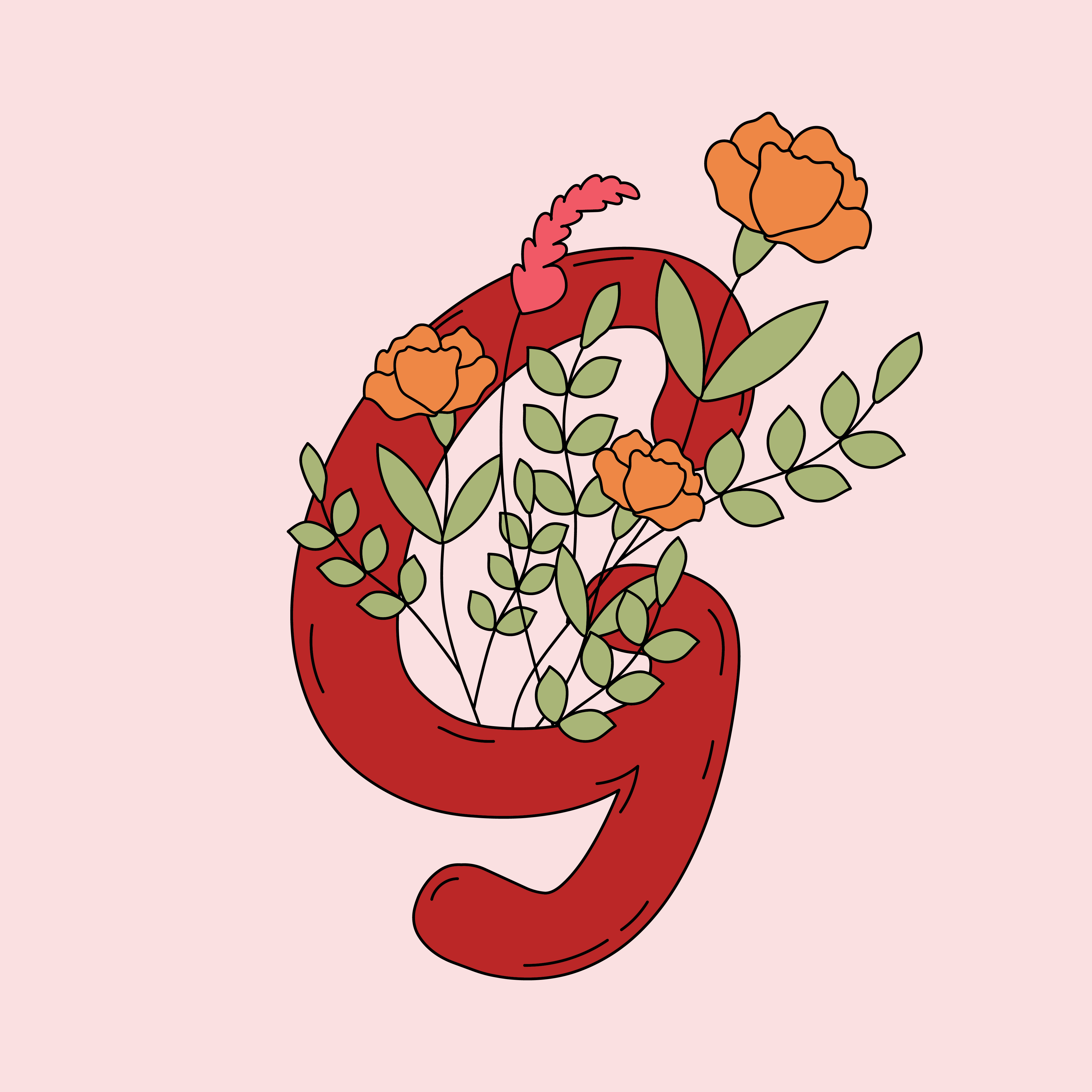 Free Free 99 Floral Letter G Svg SVG PNG EPS DXF File