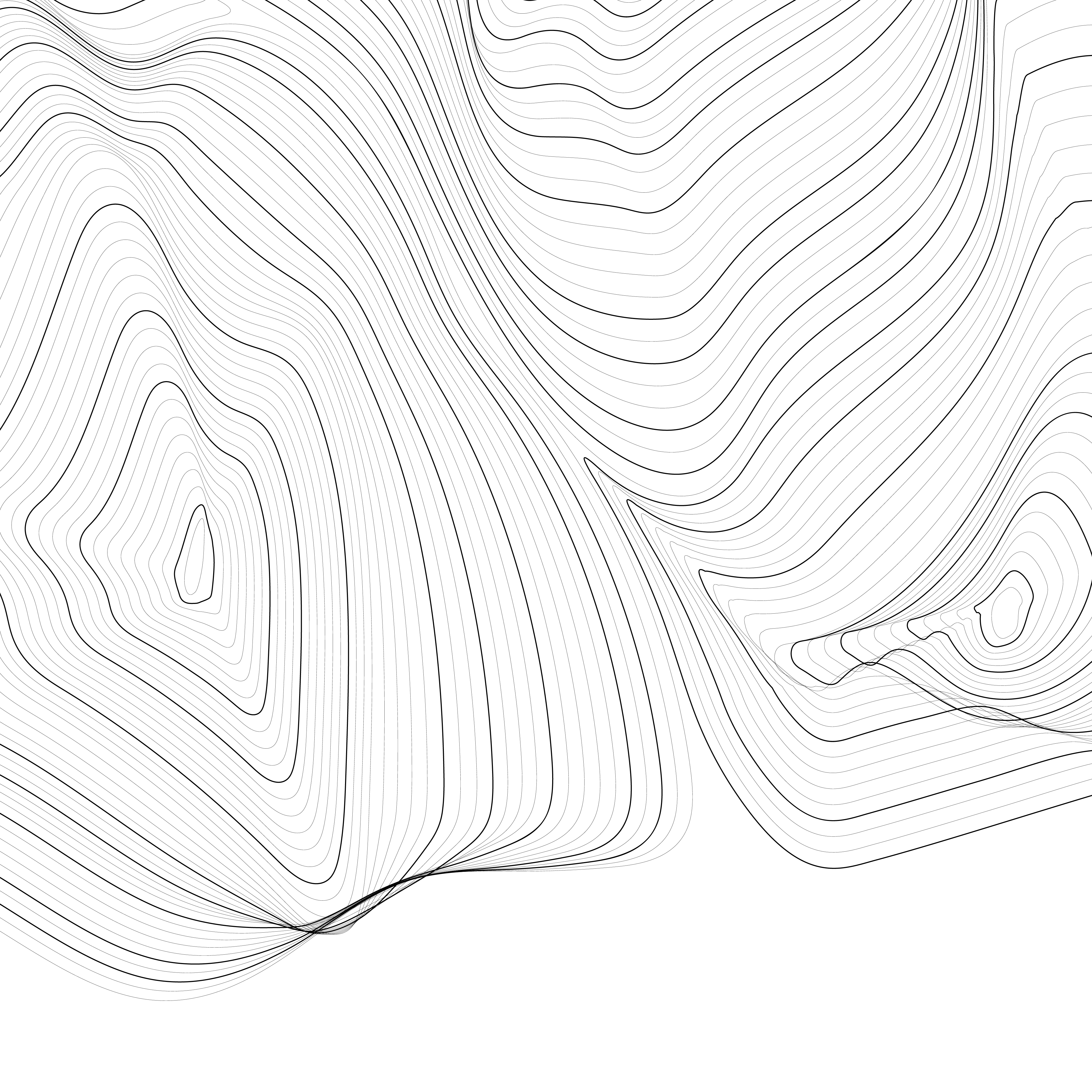 easy contour landscape sketch easy contour landscape sketch