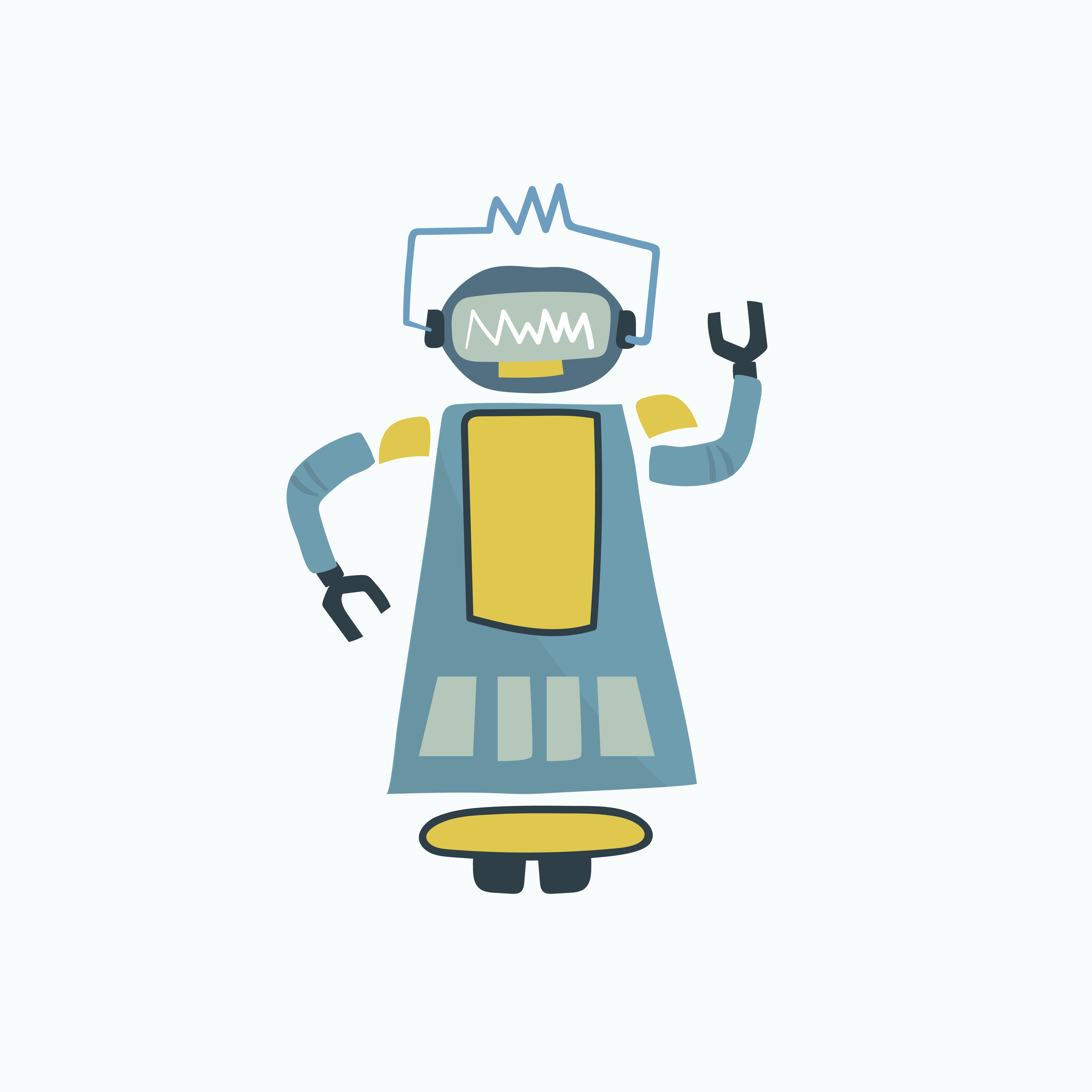 Illustration of robot vector graphic - Download Free Vectors, Clipart