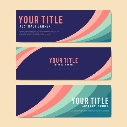 Colorful And Abstract Banner Design Templates Download Free