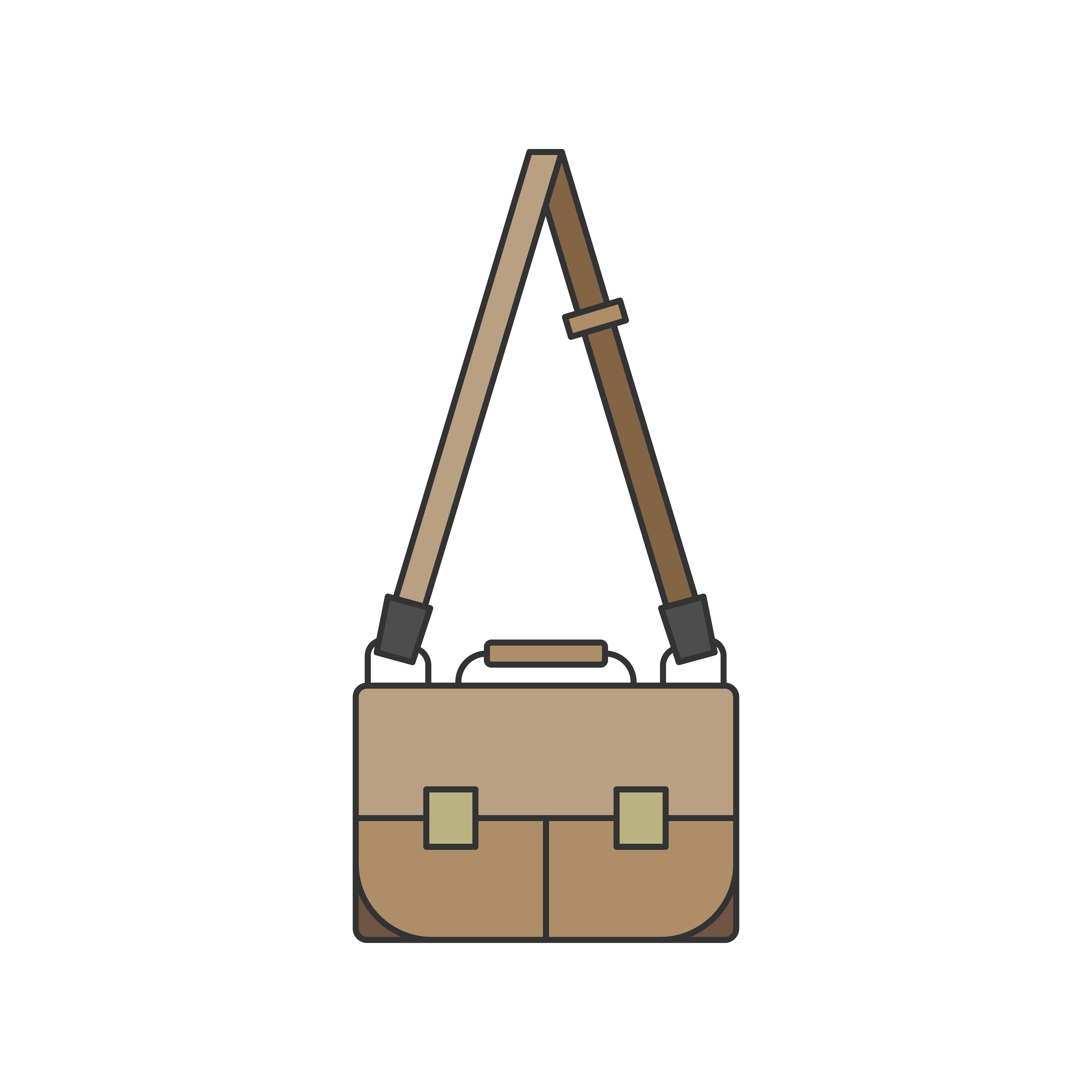 Illustration of a messenger bag Download Free Vectors, Clipart