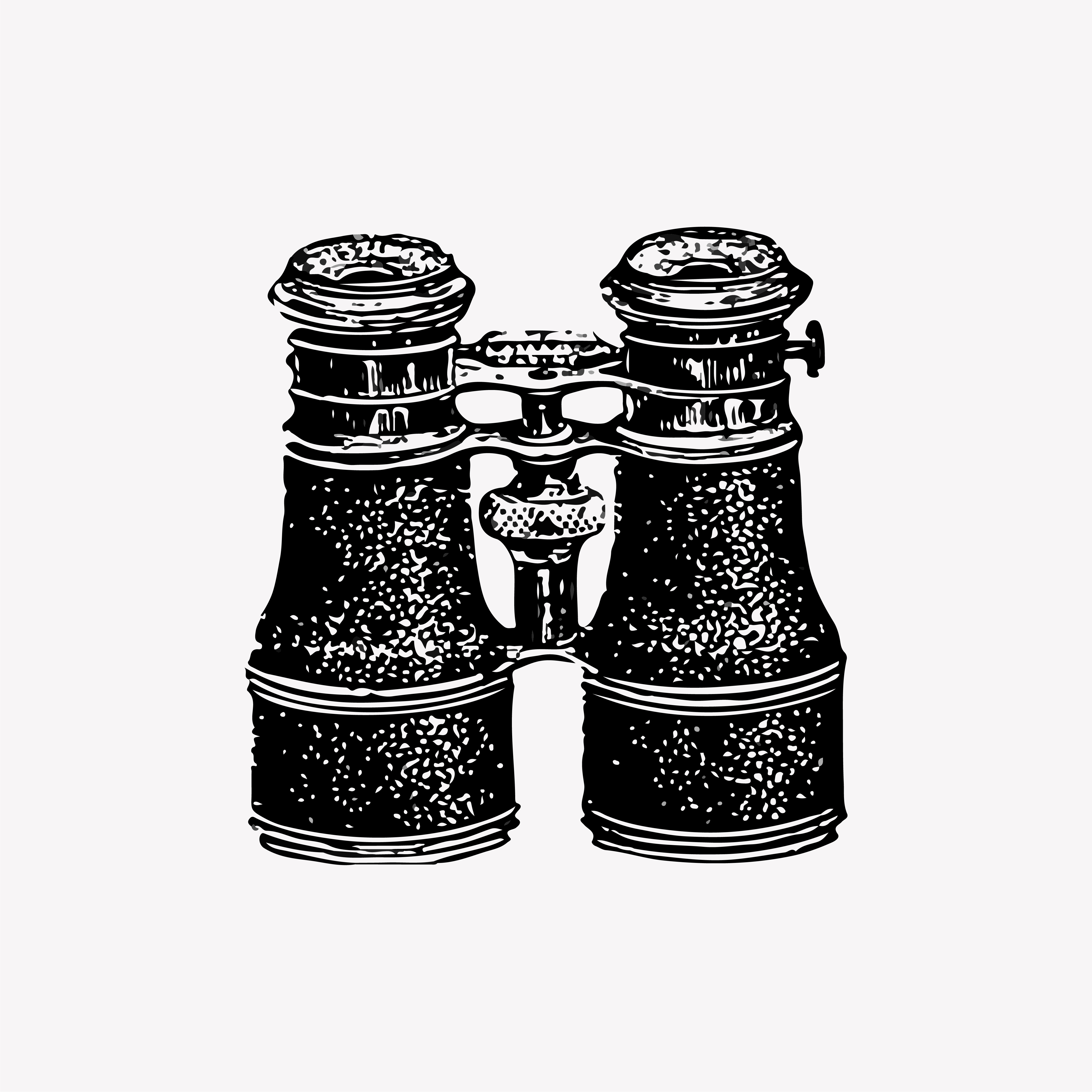 Binoculars in vintage style - Download Free Vectors, Clipart Graphics